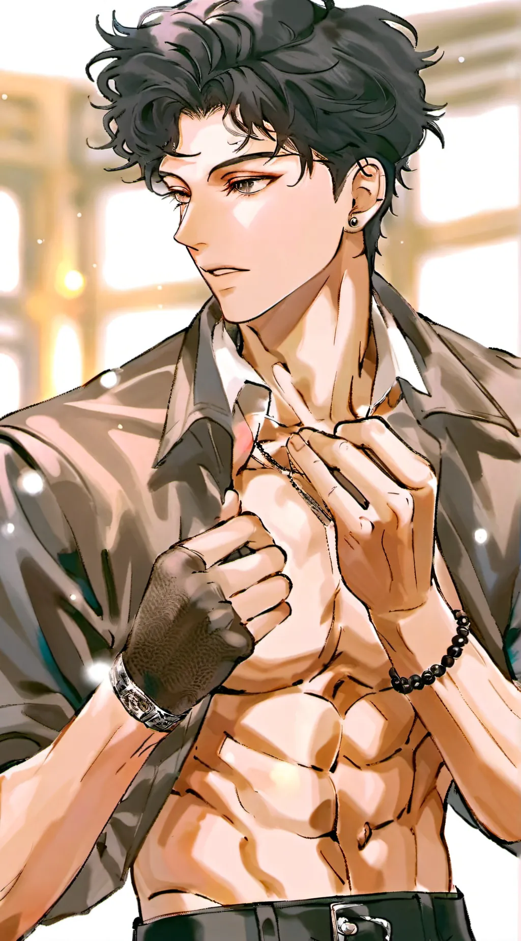 ai character: Lorenzo  background