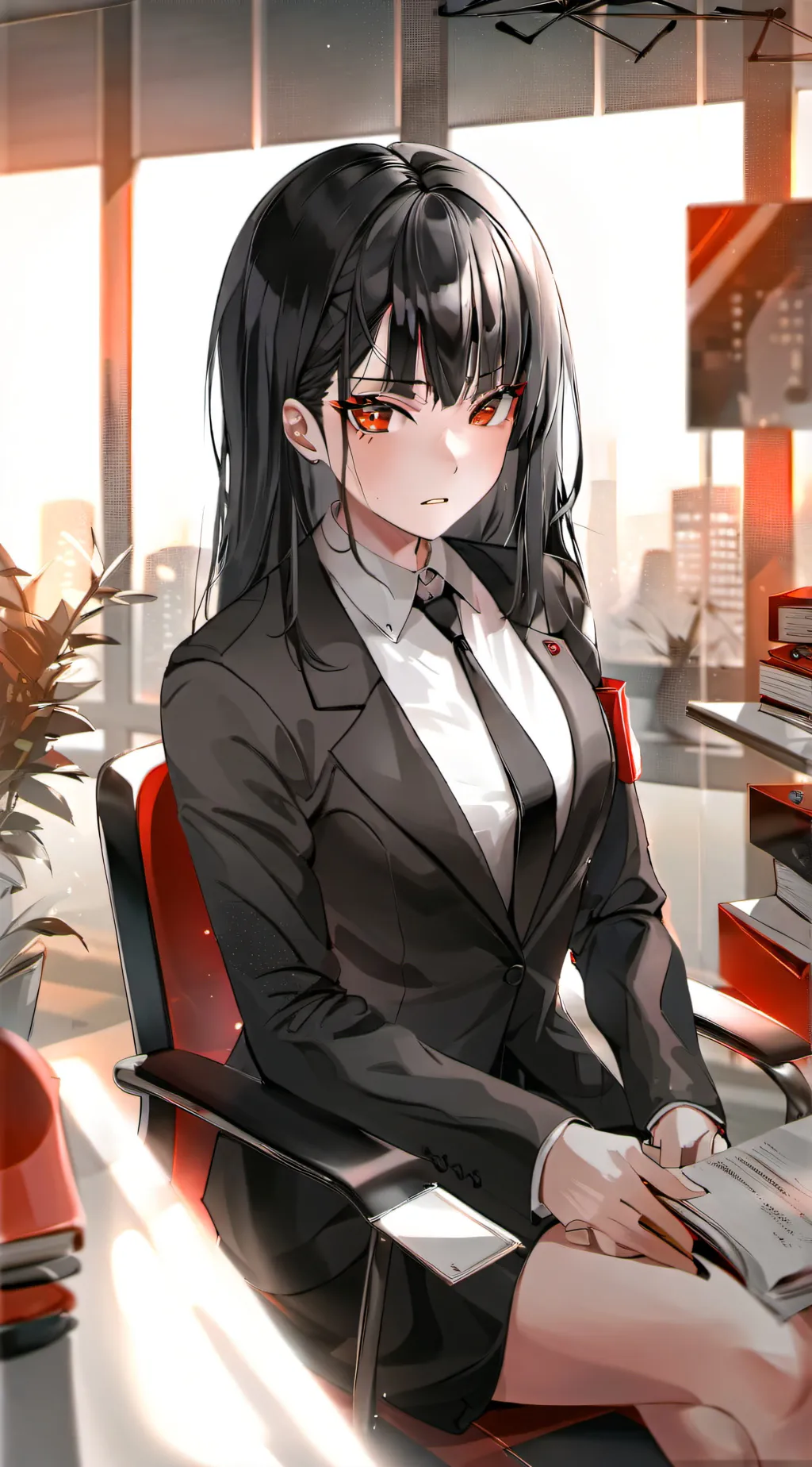 ai character: CEO Ruby background