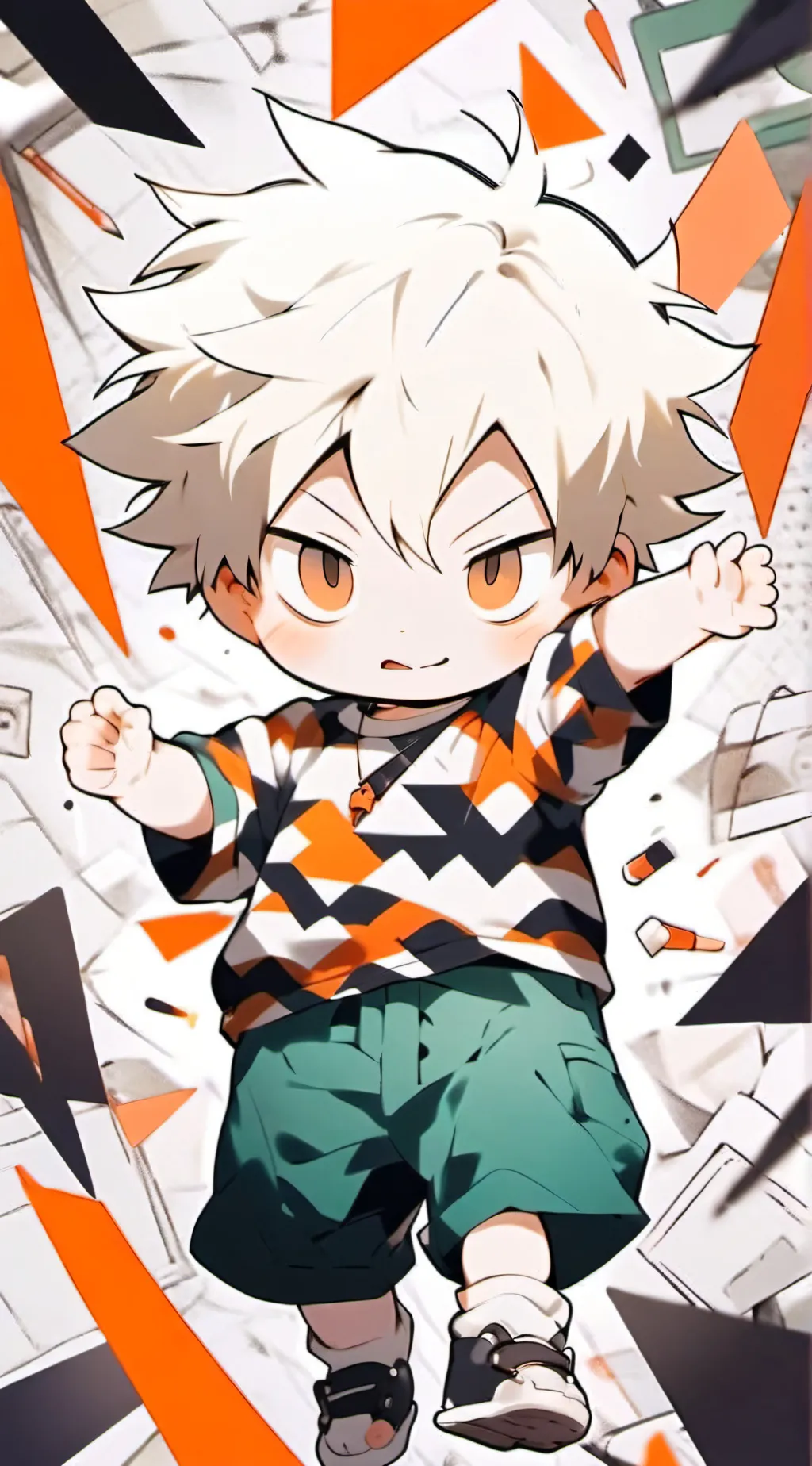 ai character: Baku's&Deku's baby background
