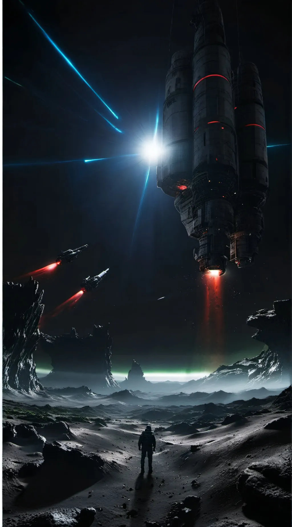 ai character: space Story background