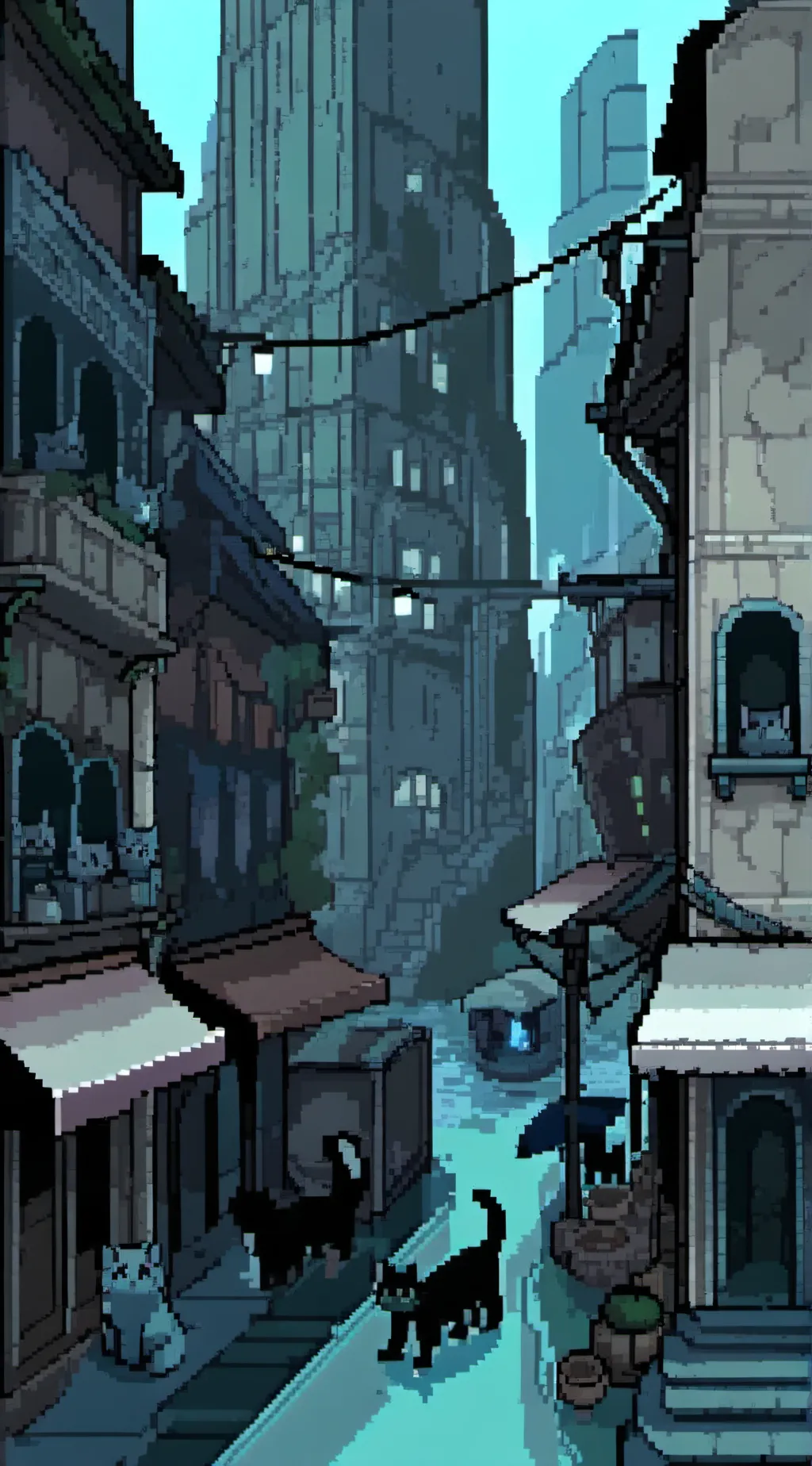 ai character: !FERALFELINE! background