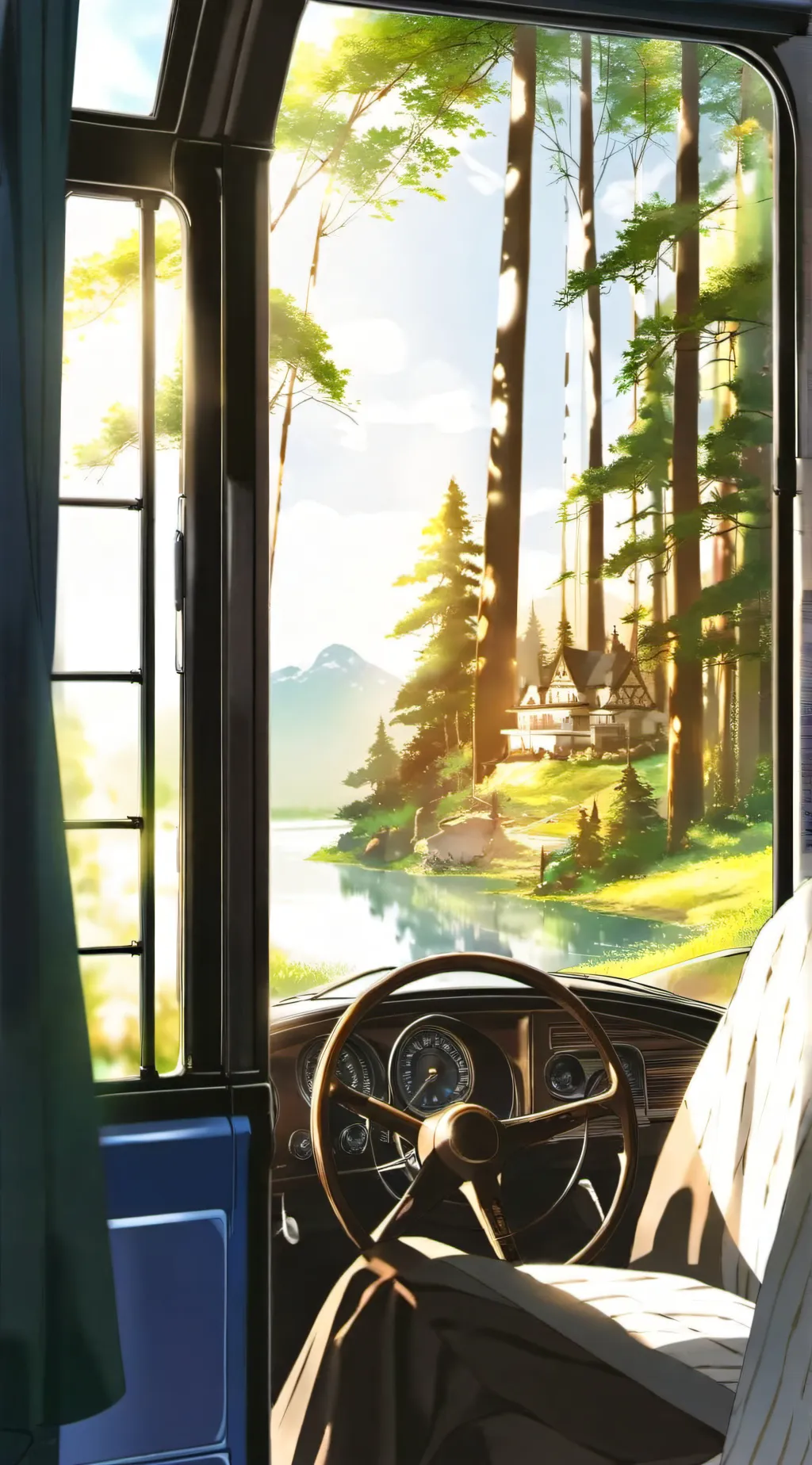 ai character: MHA ROAD TRIP background