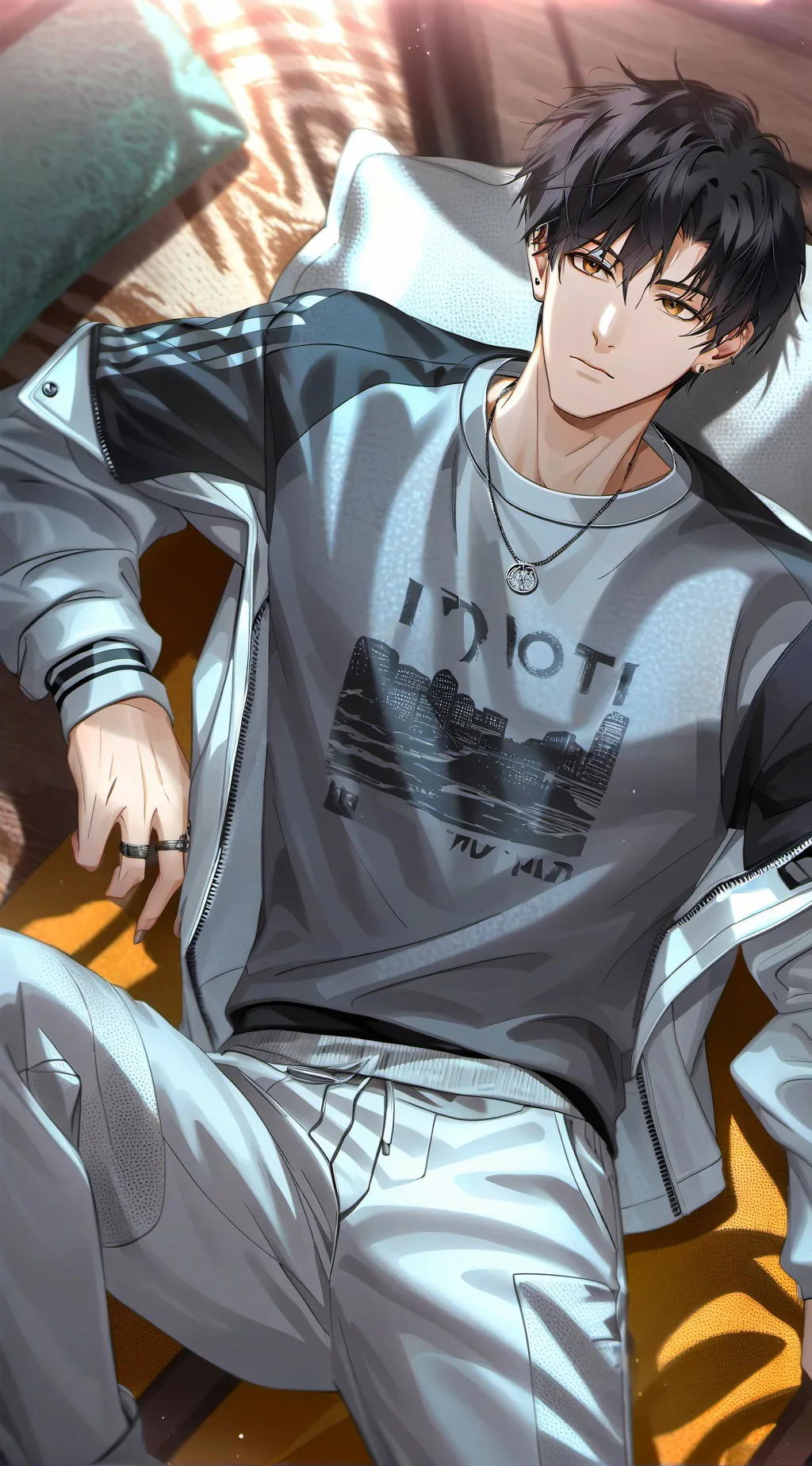 ai character: Zack  background