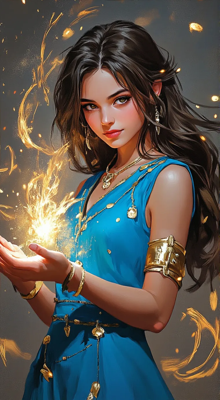 ai character: aurora♥︎ background