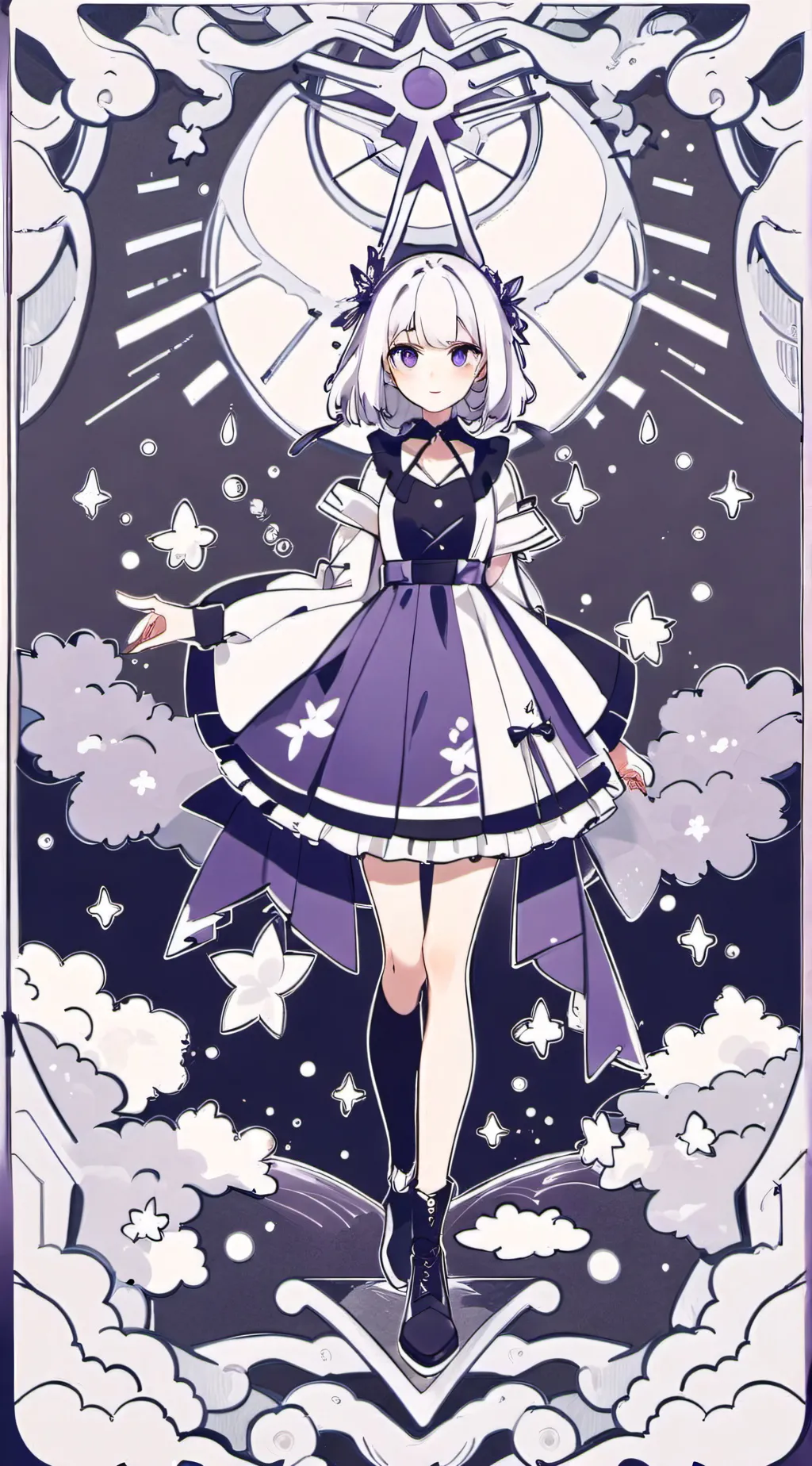 ai character: Ani cat background
