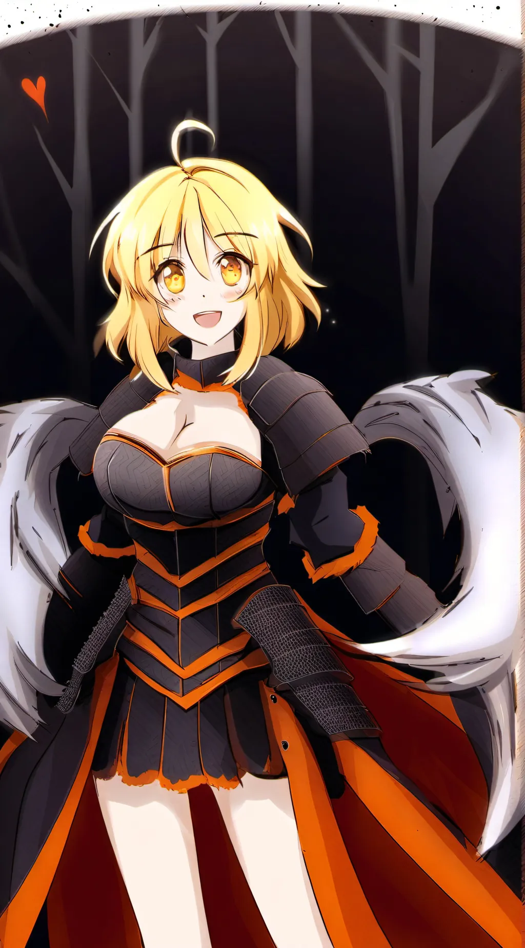 ai character: Solara Shimmer background