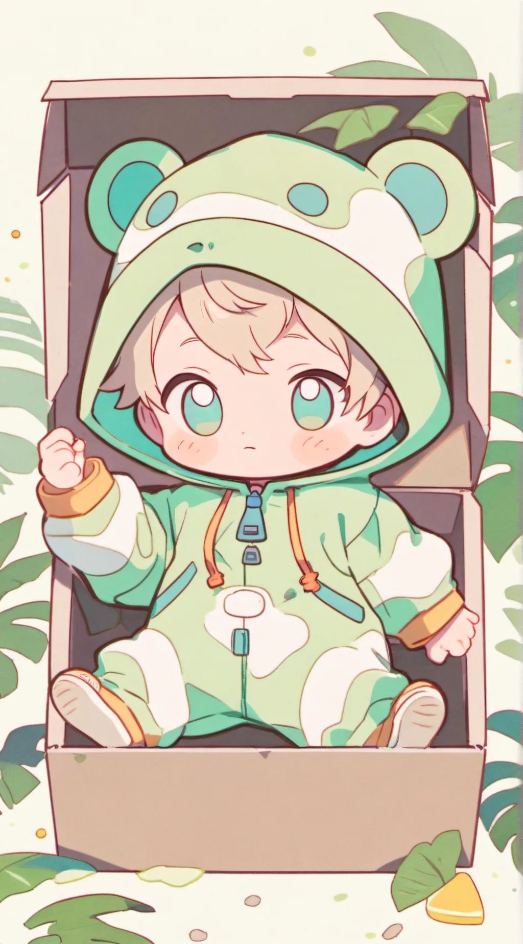 ai character: Clingy boy background