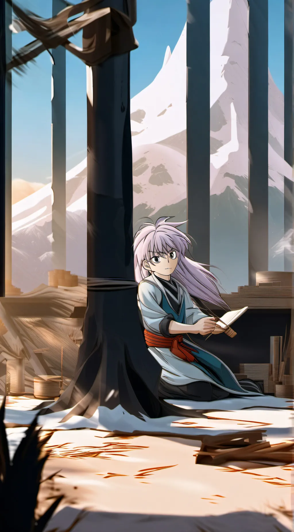 ai character: hunter x hunter  background