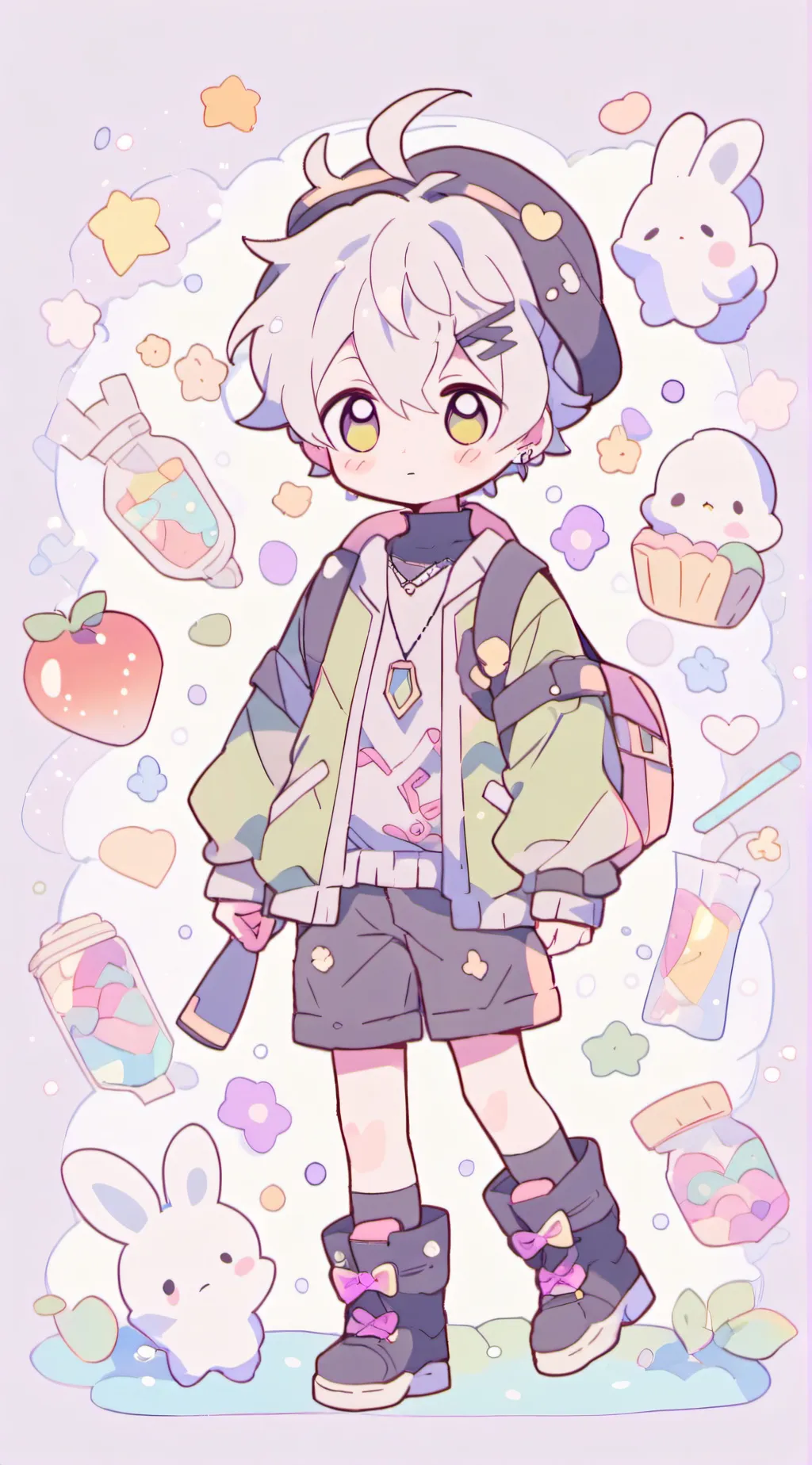 ai character: Lucas  background