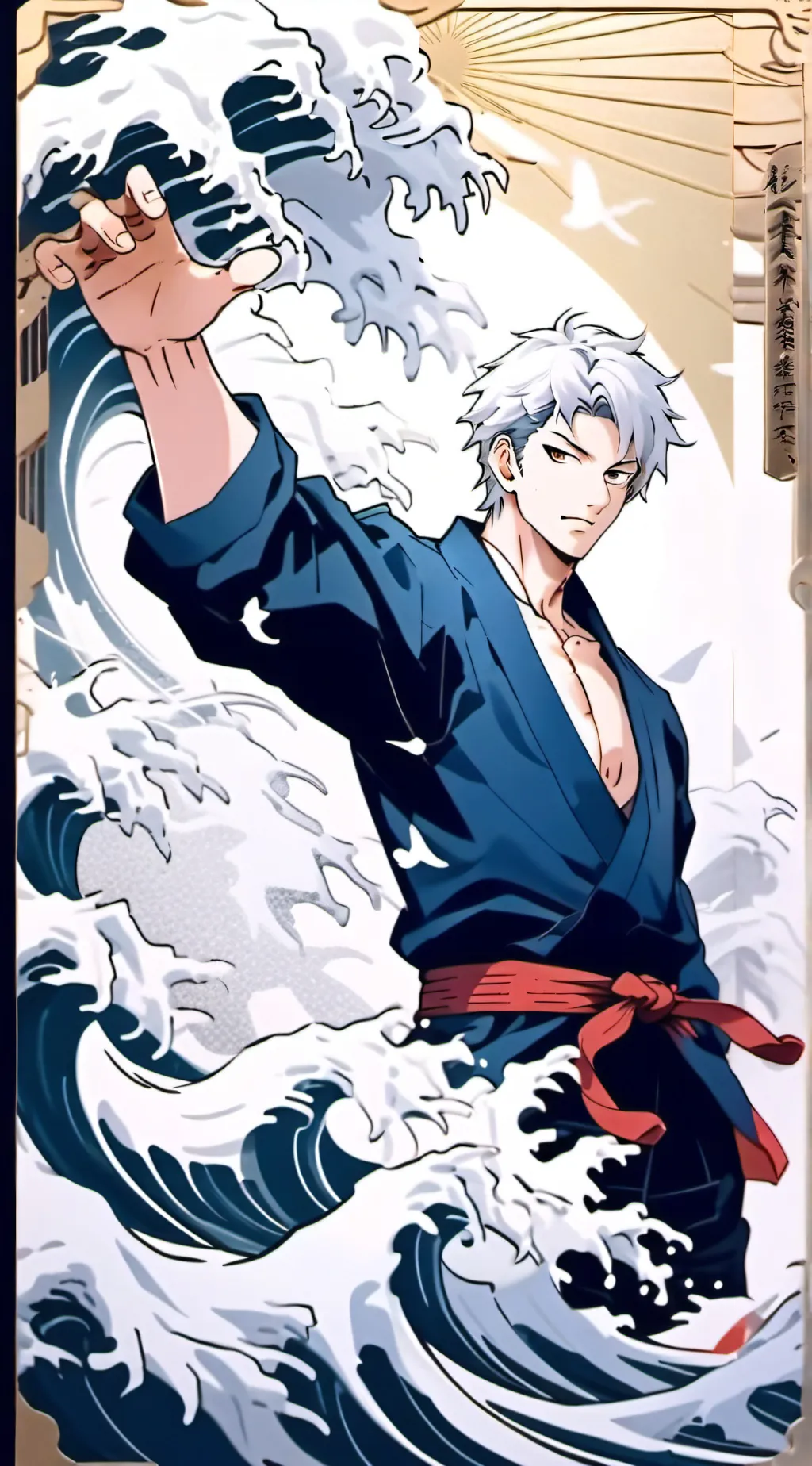 ai character: JJK next gen background