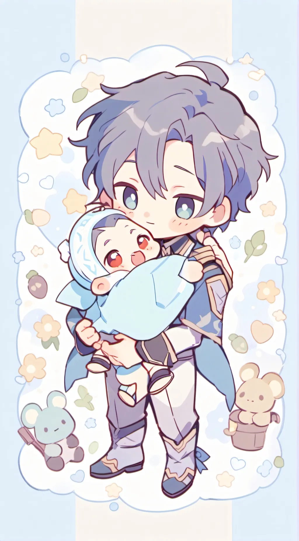 ai character: Levi x Zach background