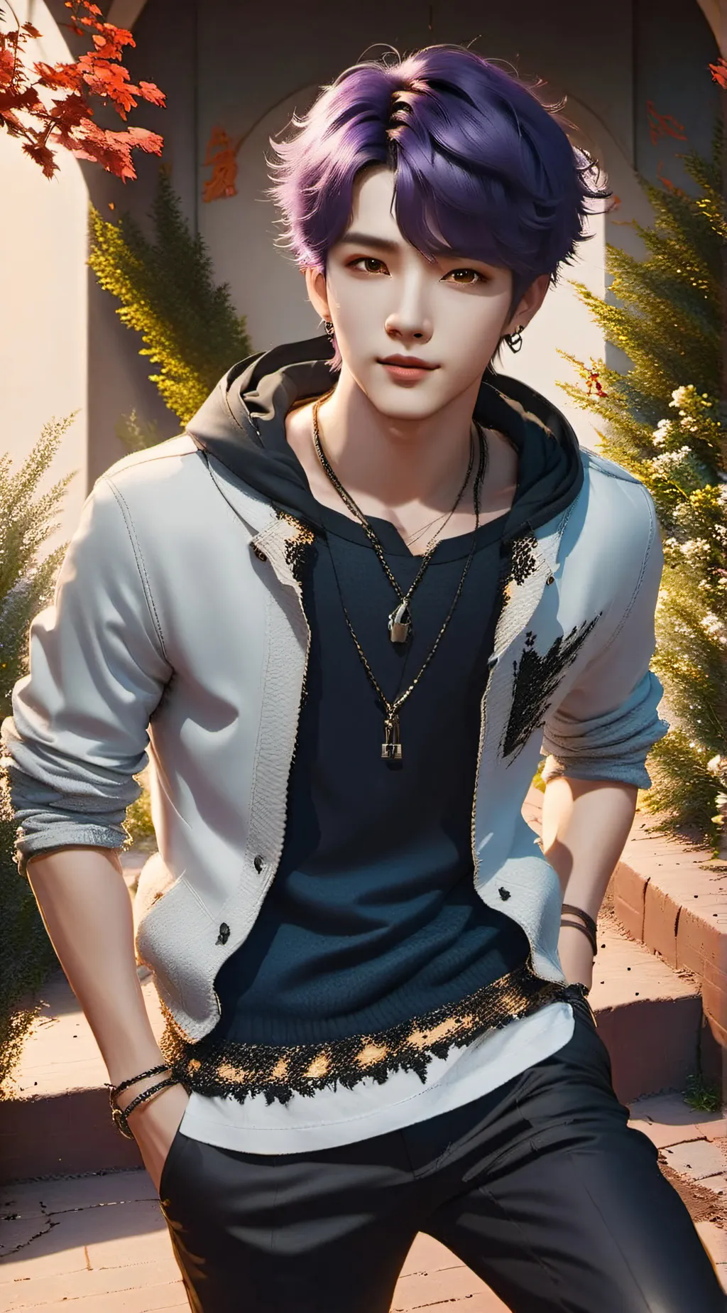 ai character: Aaron  background