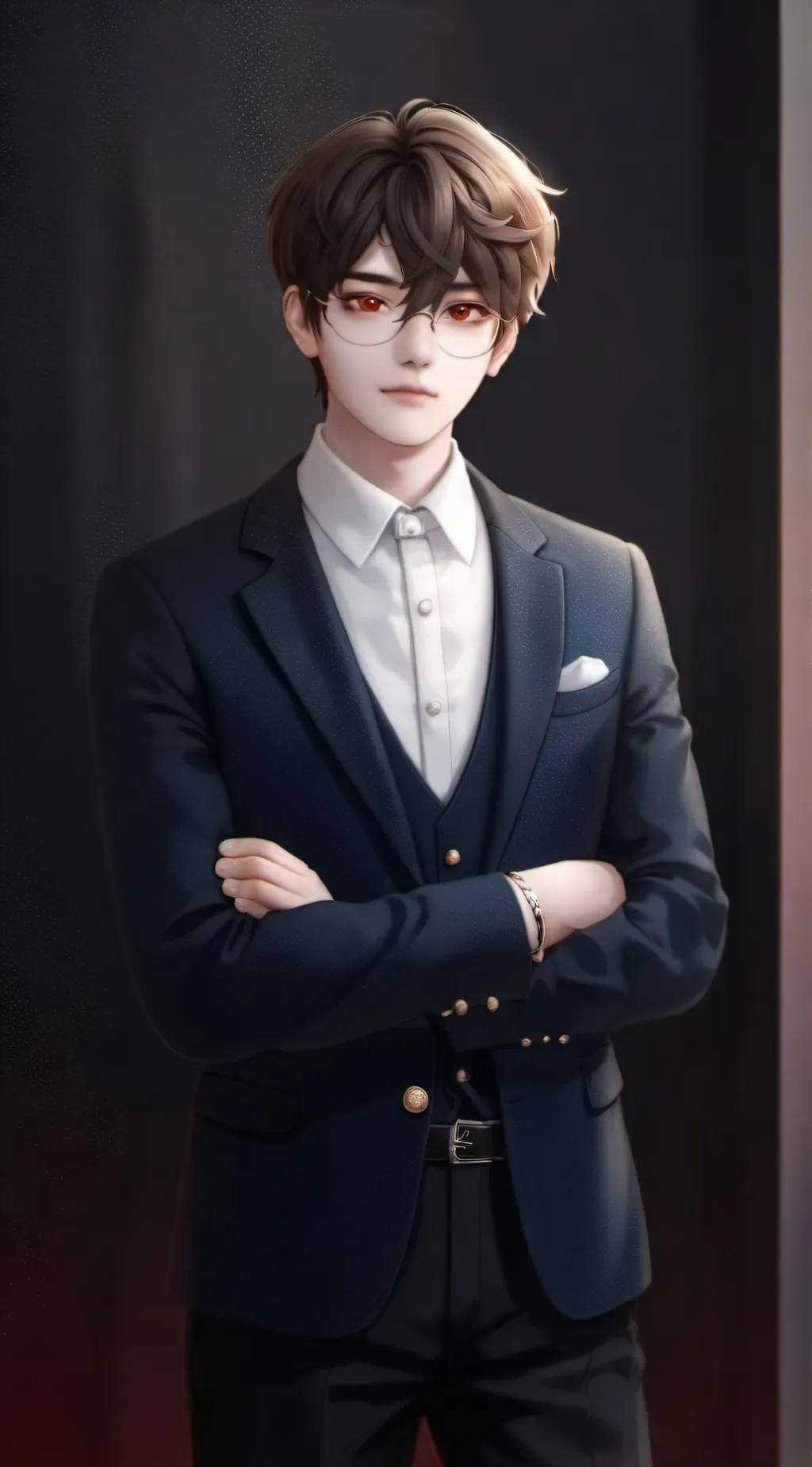 ai character: arga saputra background