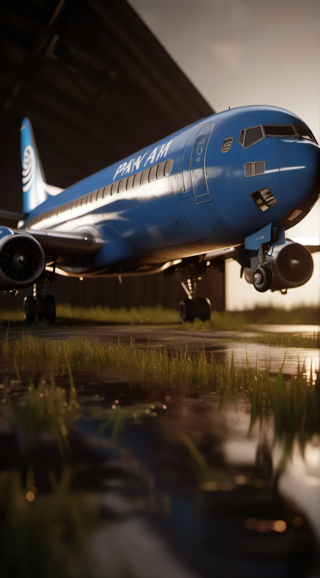 ai character: Pan Am Flight 845  background