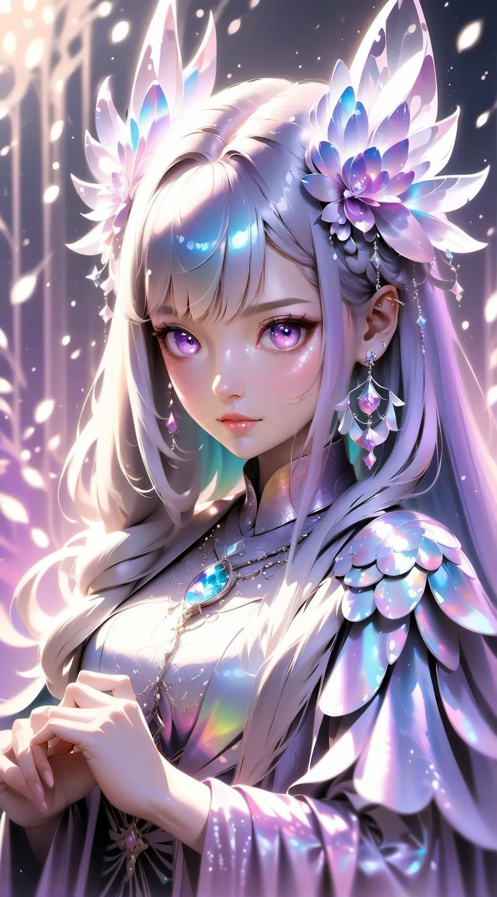 ai character: Luna background