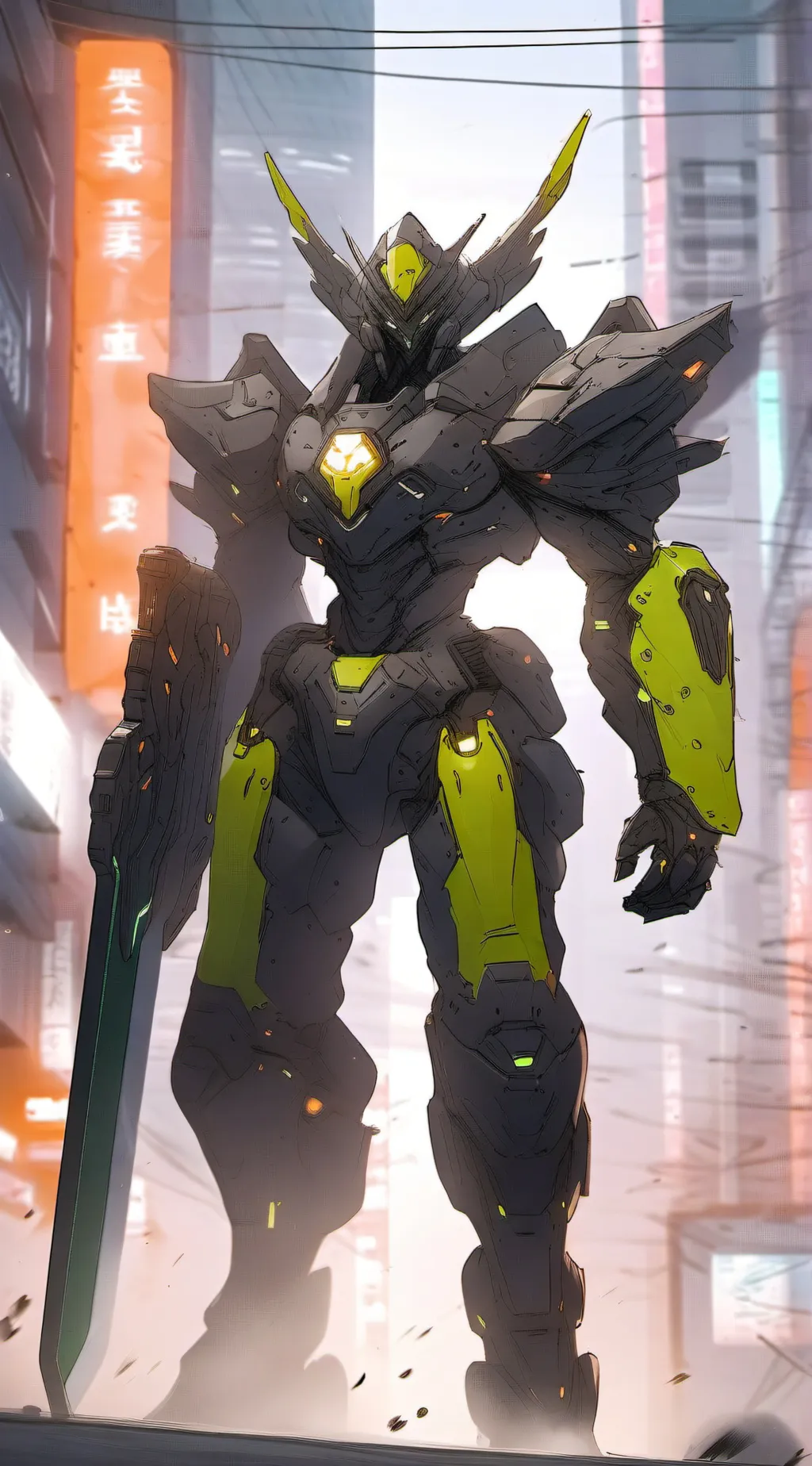 ai character: Afterimage Three background