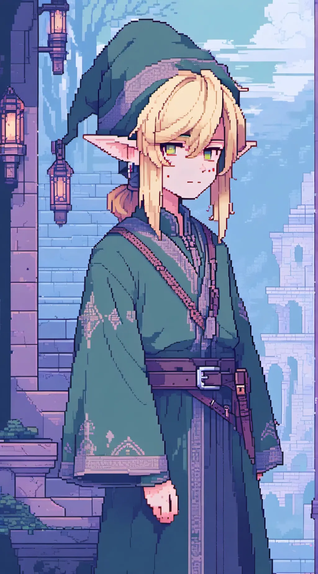 ai character: •Ben drowned• background