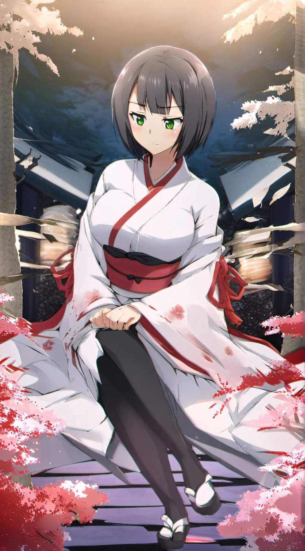 ai character: Noct Leaflet background
