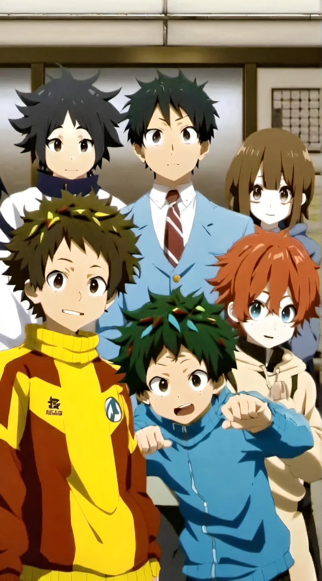 ai character: Mha class 1A background