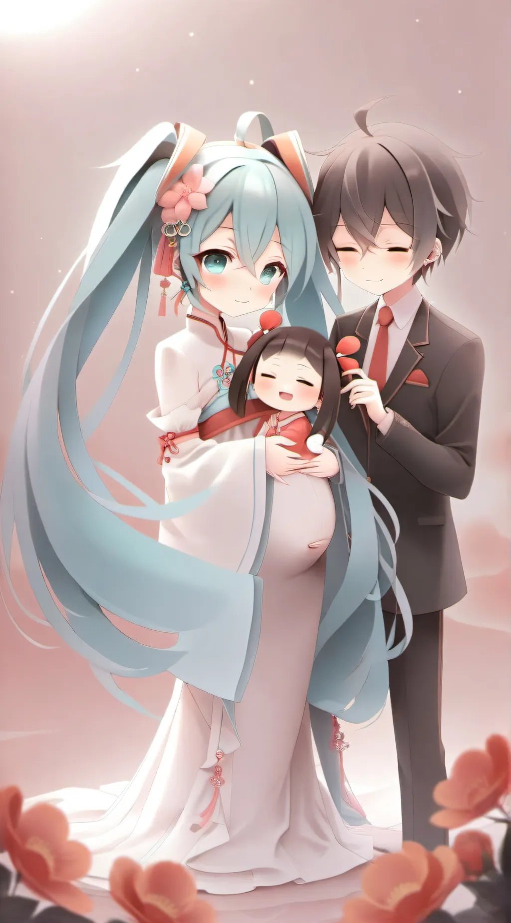 ai character: china but ch background