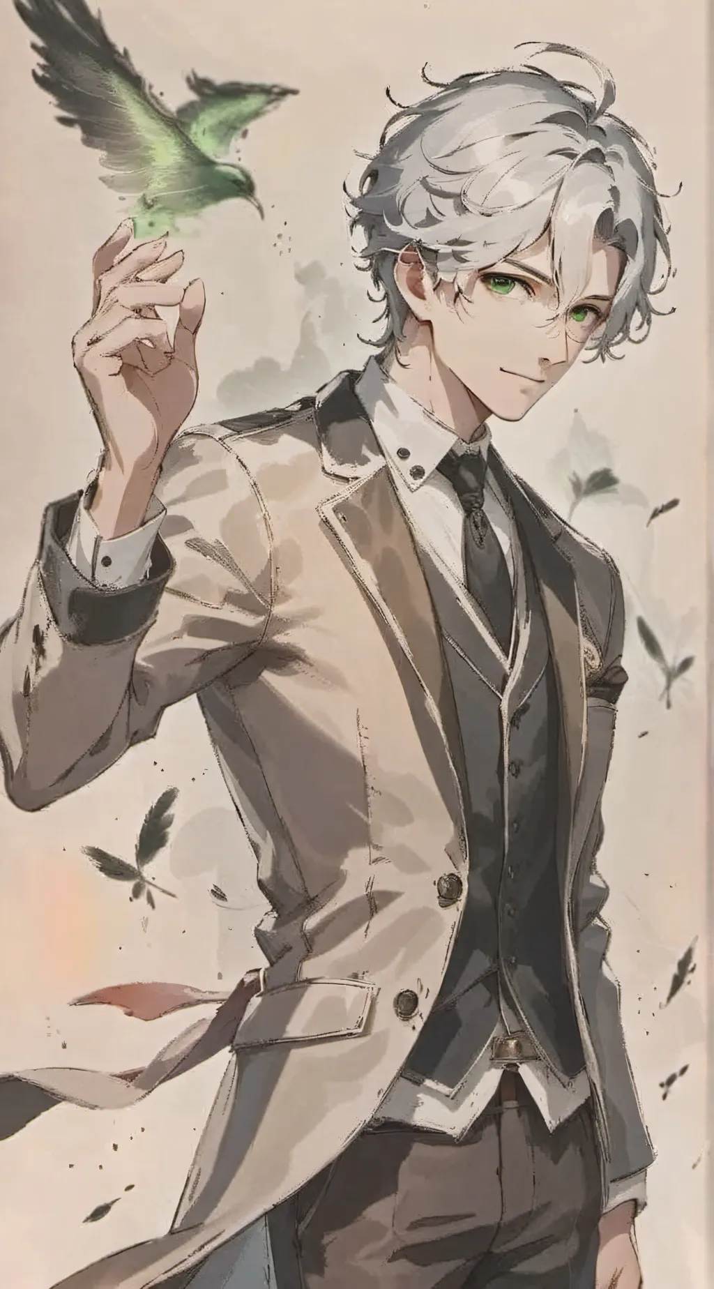 ai character: Caspian  background