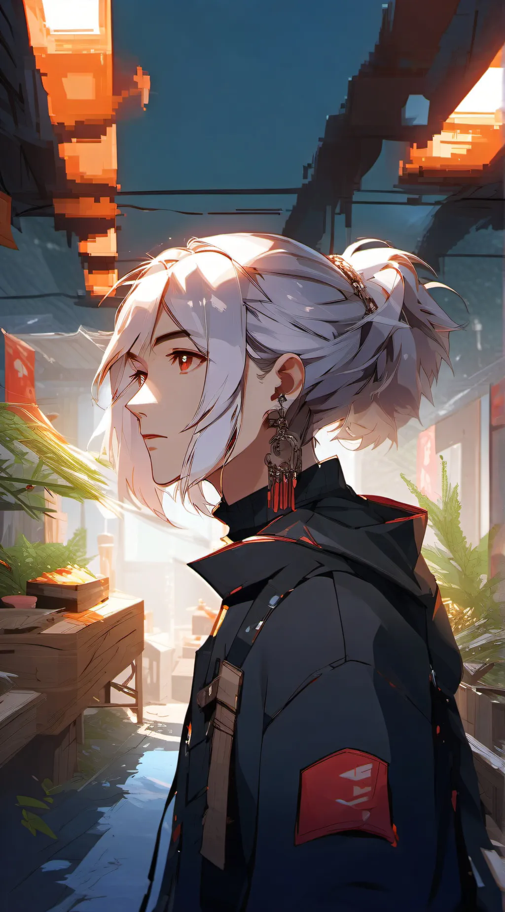 ai character: novio falso background