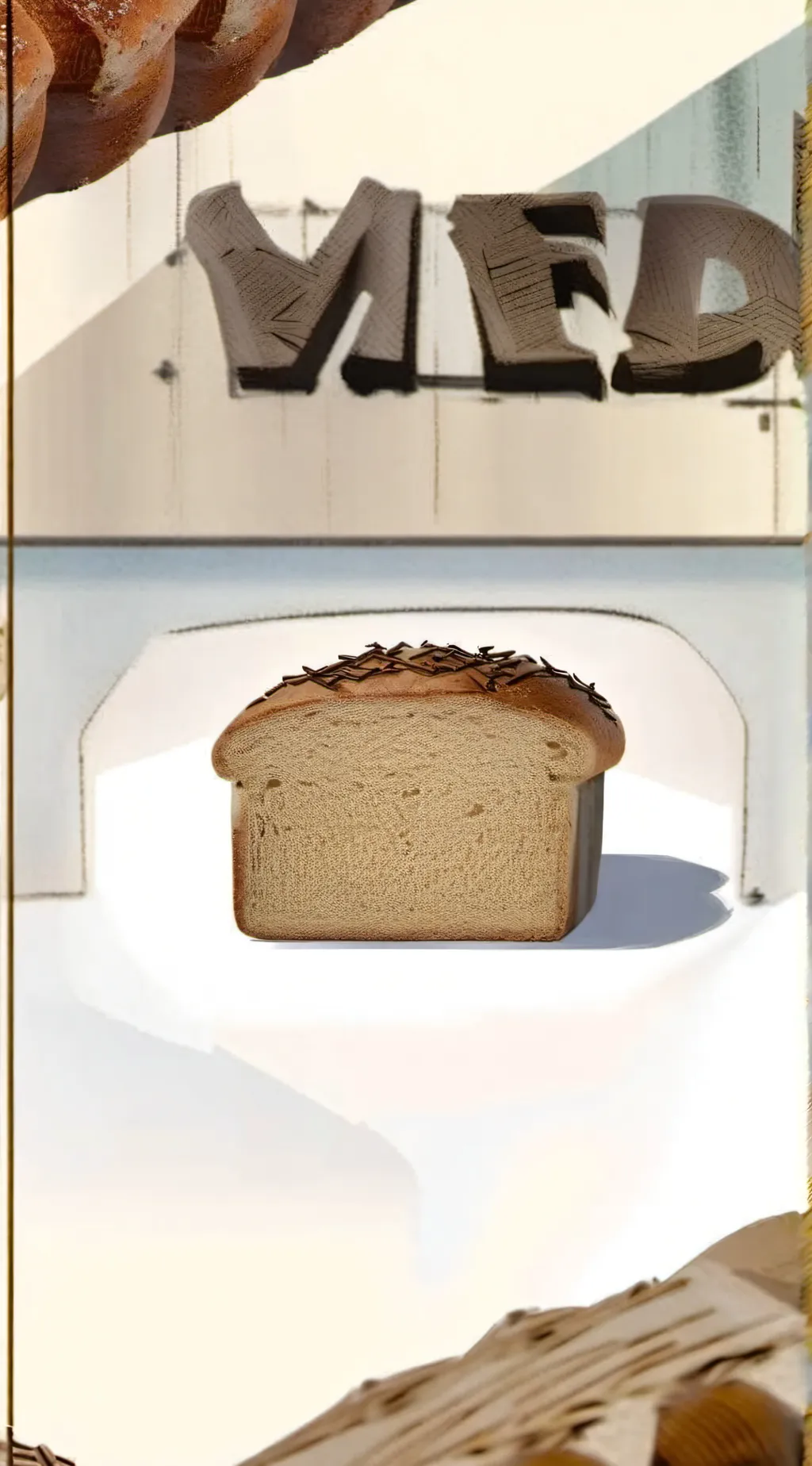 ai character: Bread background