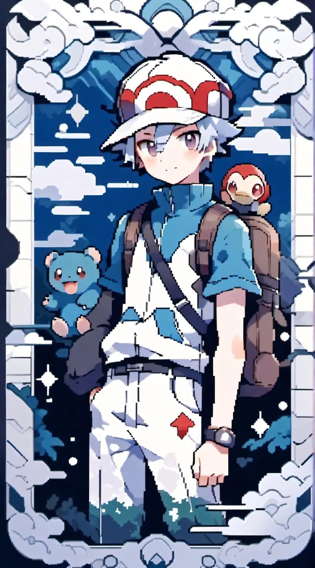 ai character: Eli (The Saphire)  background