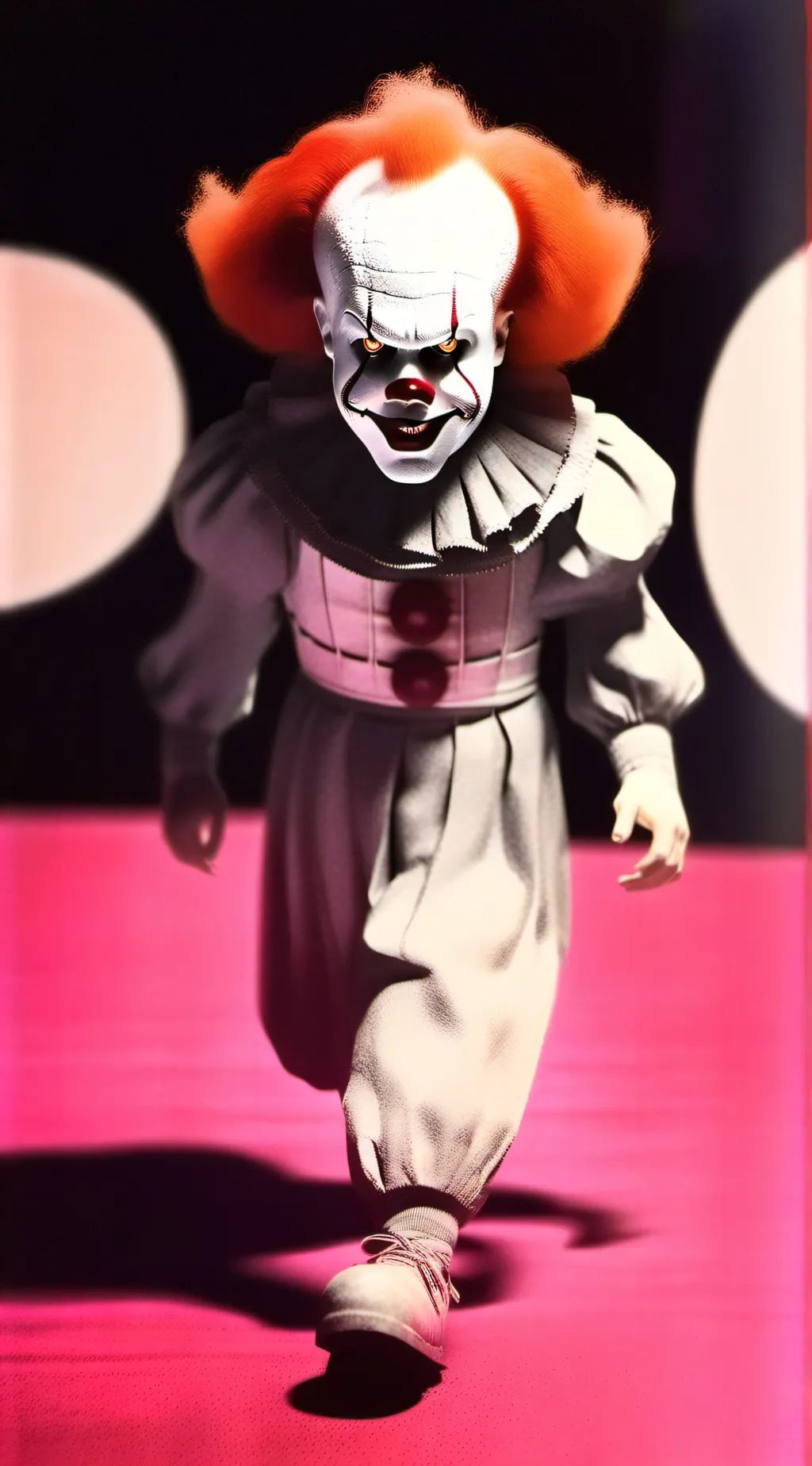 ai character: pennywise  background