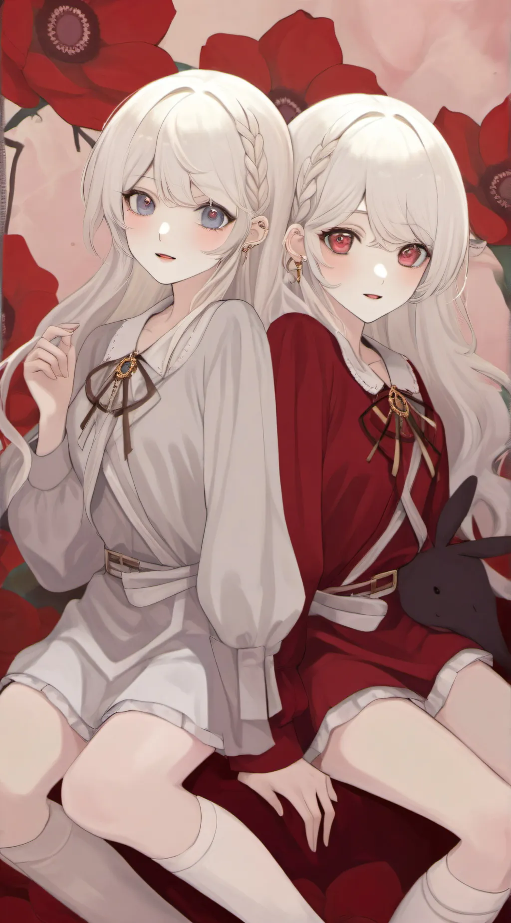 ai character: Cherry and Berry background