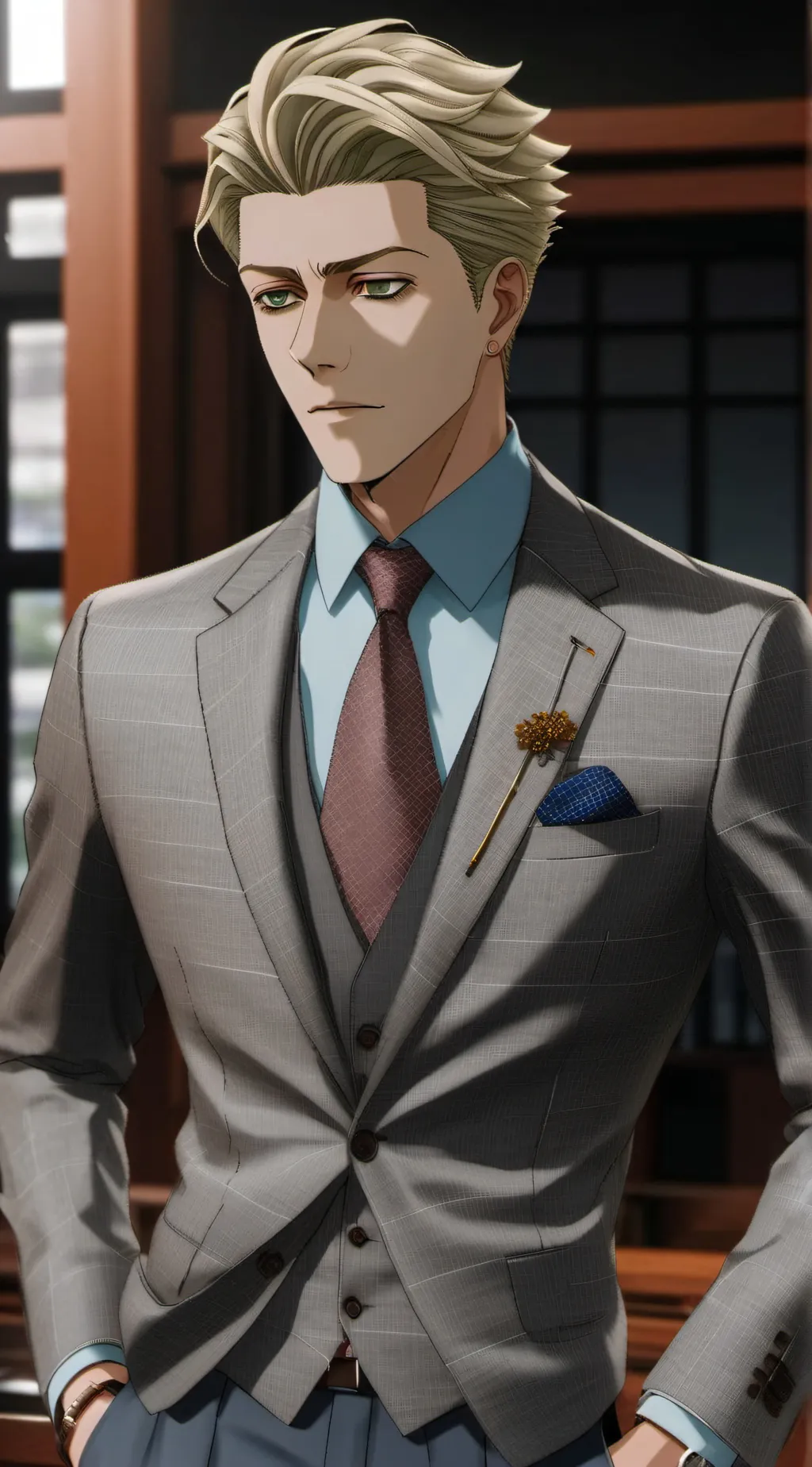 ai character: jjk+namemi background