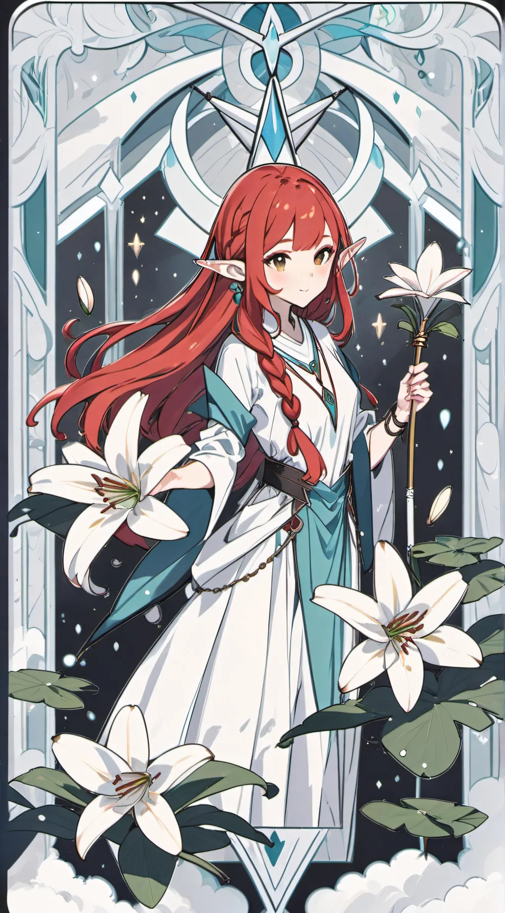 ai character: Lily background