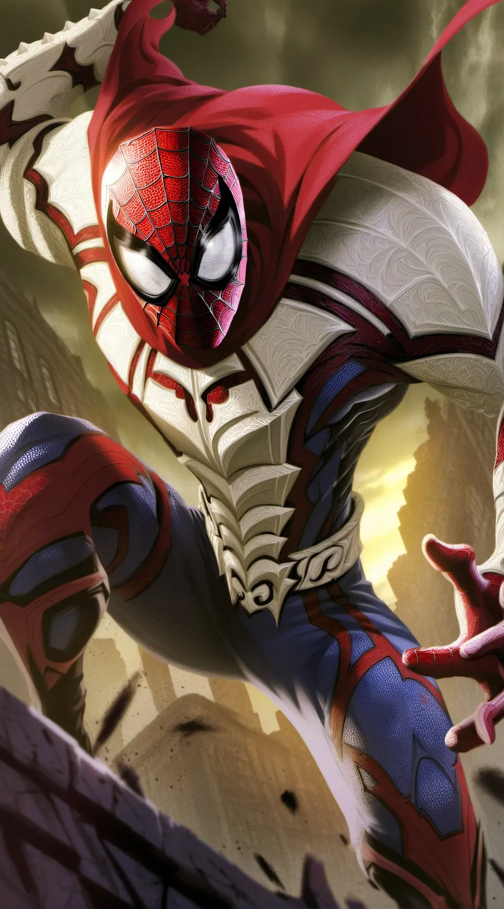 ai character: symbiote world  background