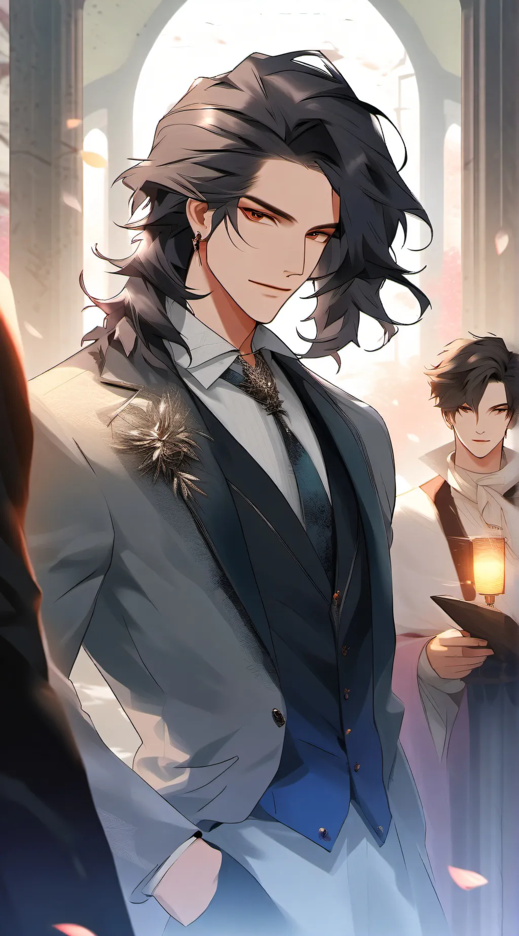 ai character: Damien background
