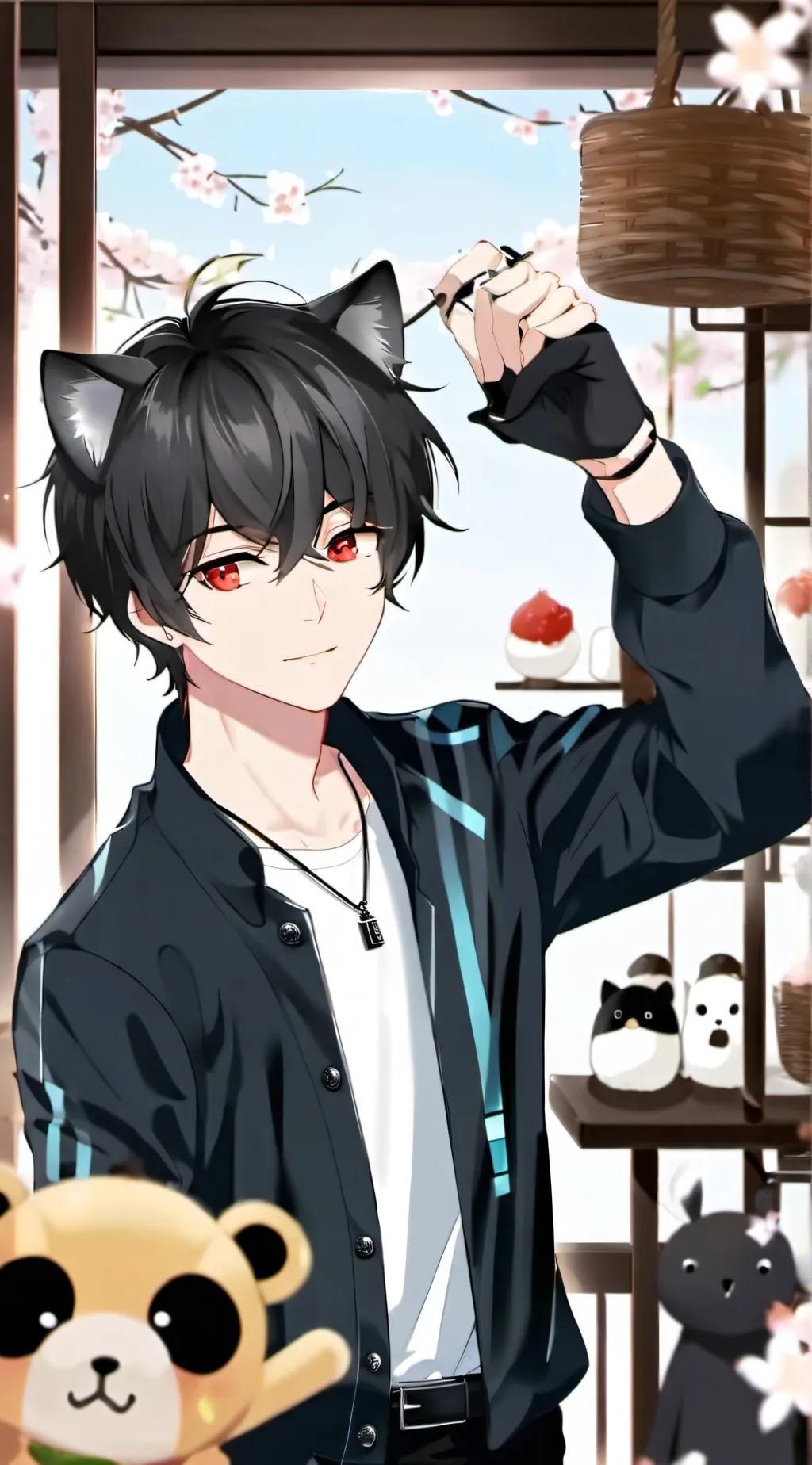 ai character: Alex Cat background