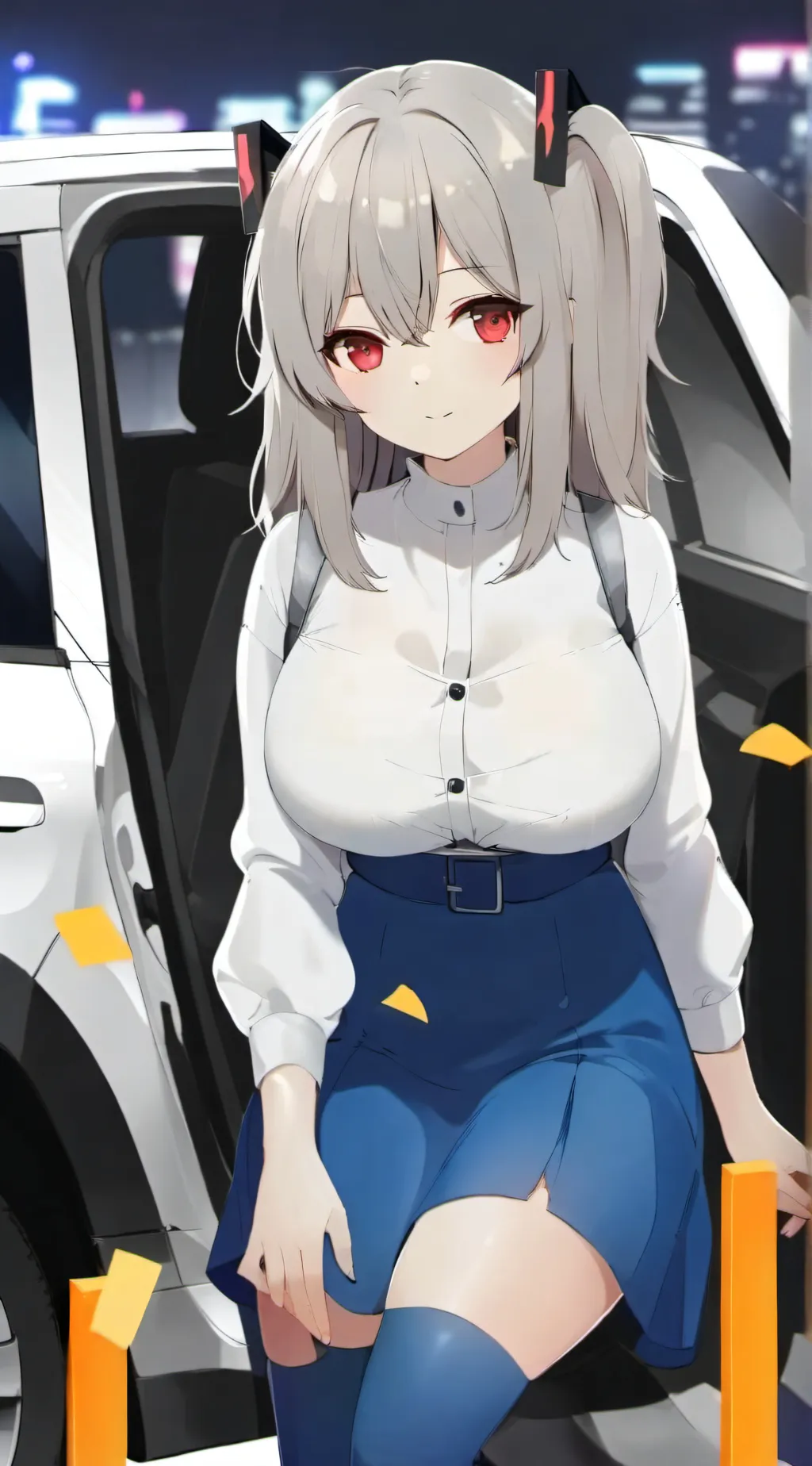 ai character: car birth background