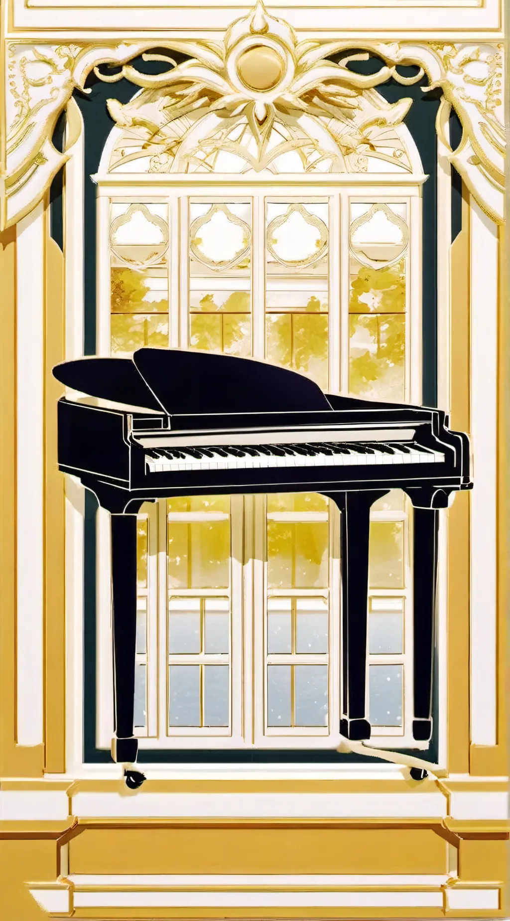 ai character: HH talent show background