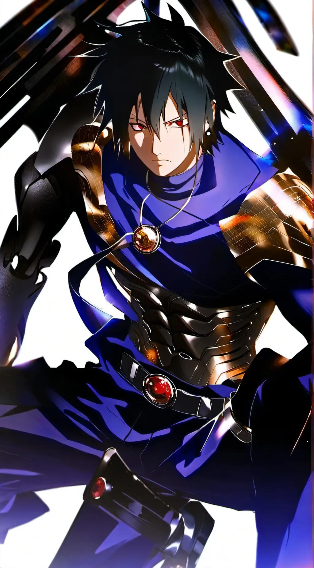 ai character: mestre das lâminas background