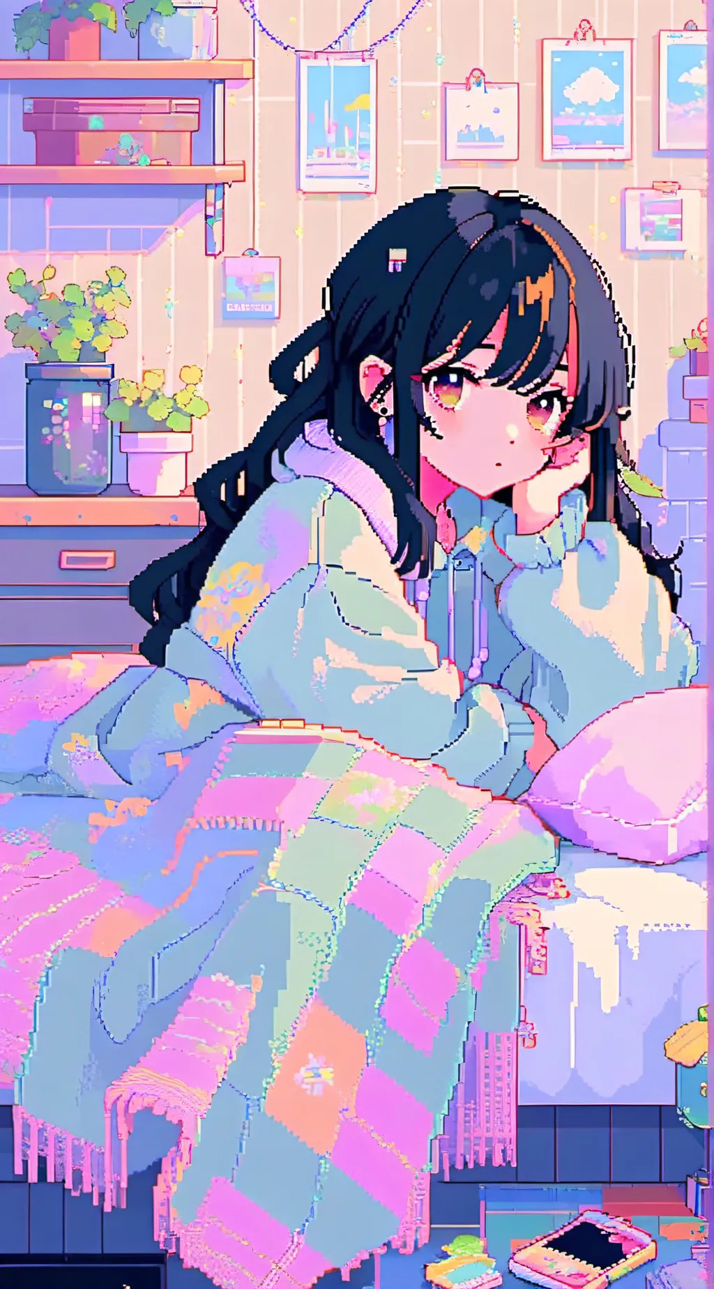 ai character: Ashley background