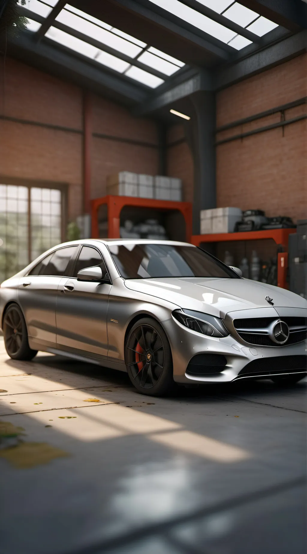 ai character: Car dealership PRG background
