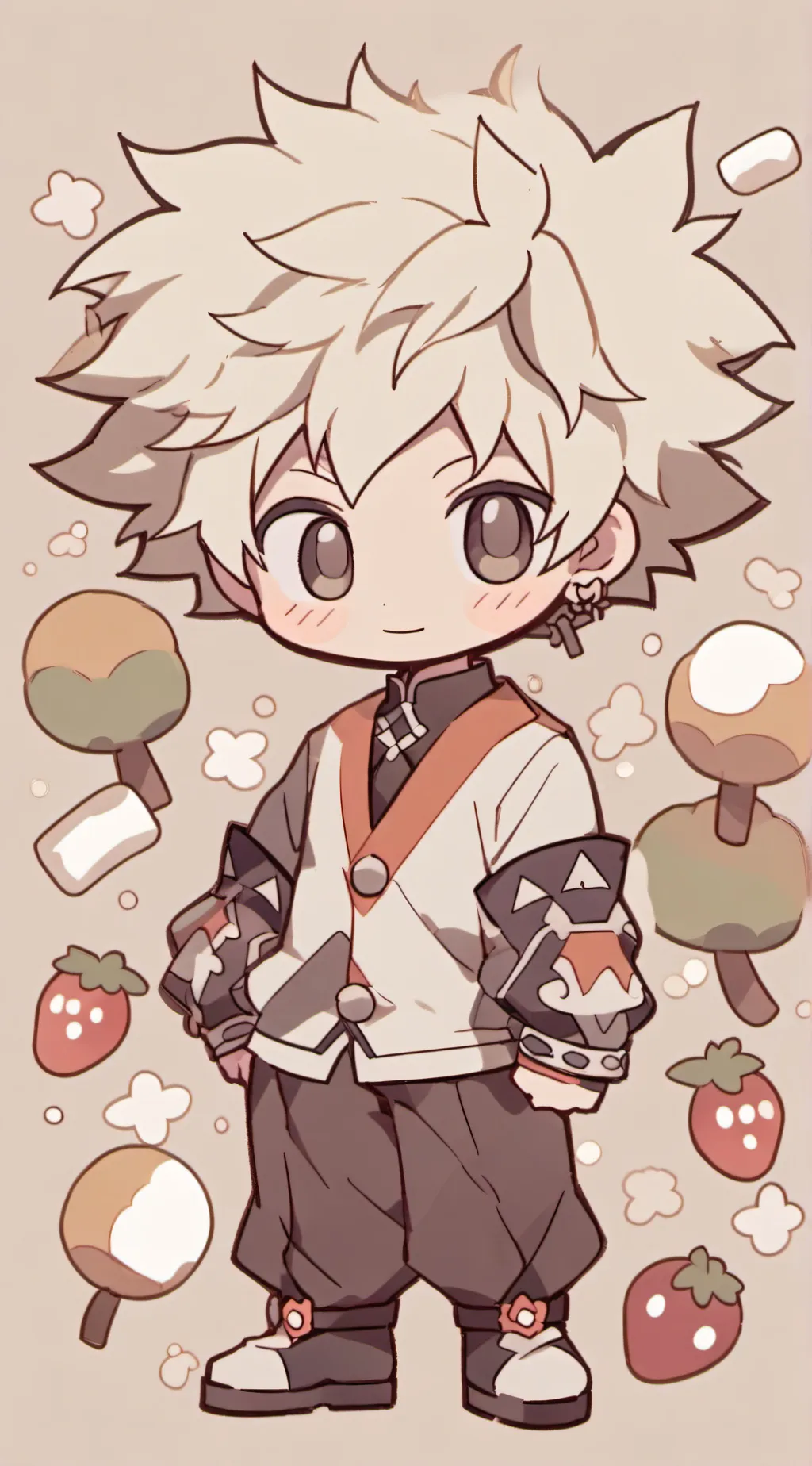 ai character: bakugo background