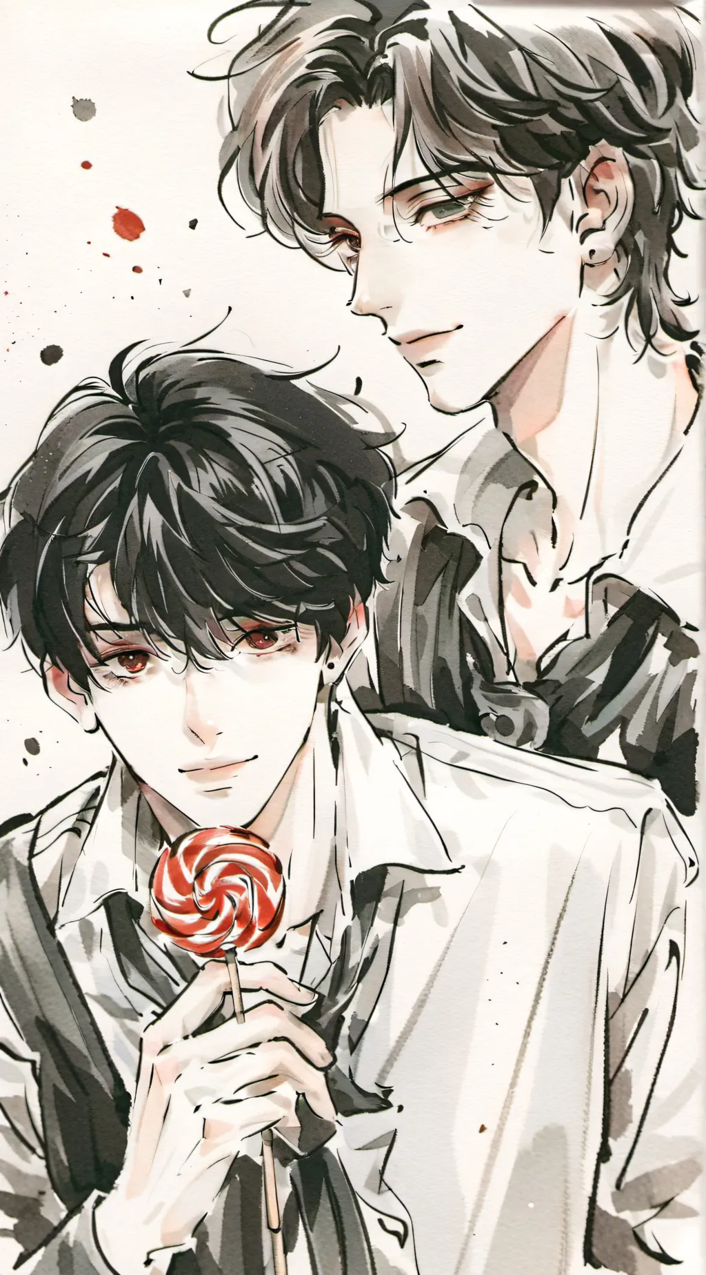 ai character: Willow and Jay  background