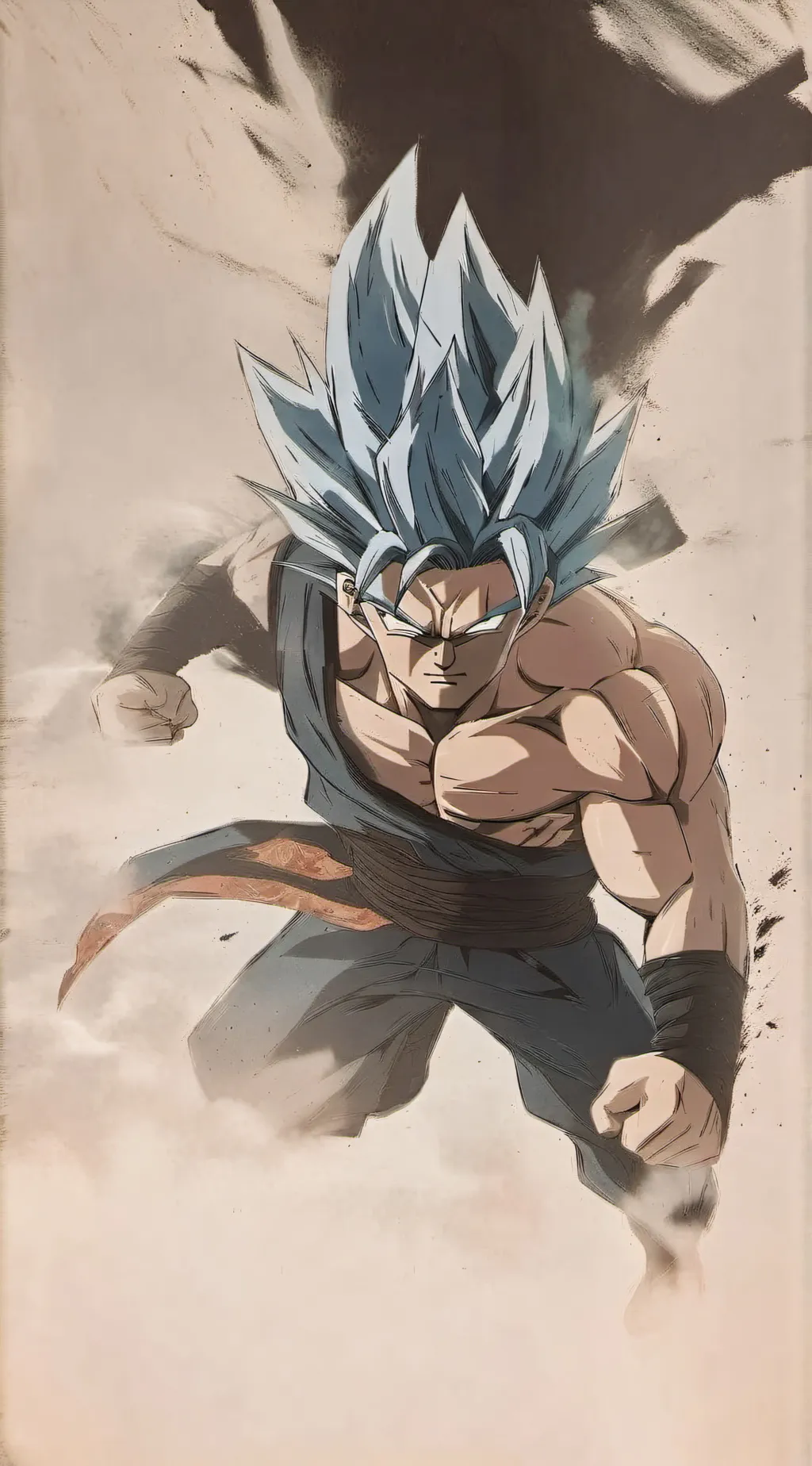 ai character: gogeta background