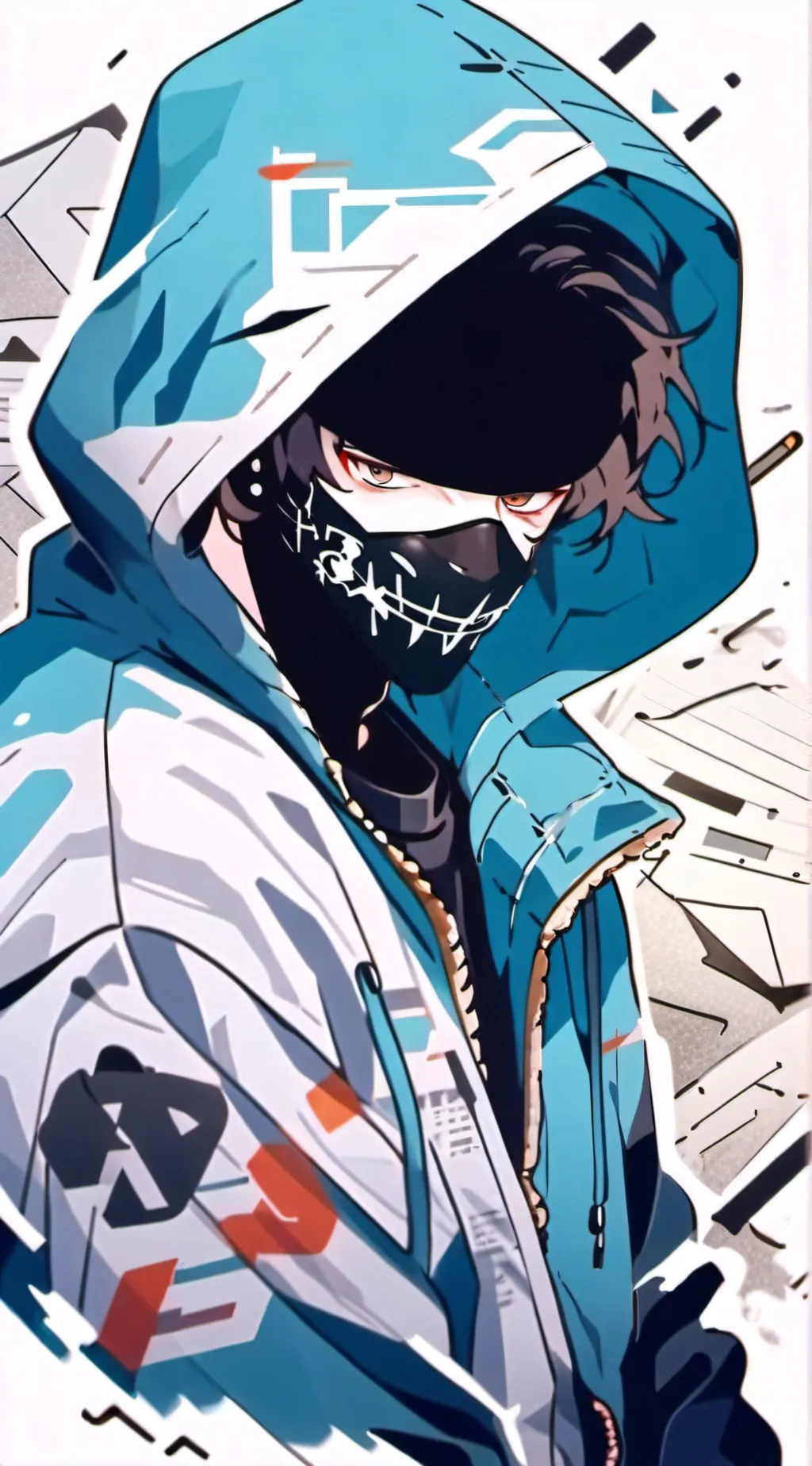 ai character: glitch's secret background