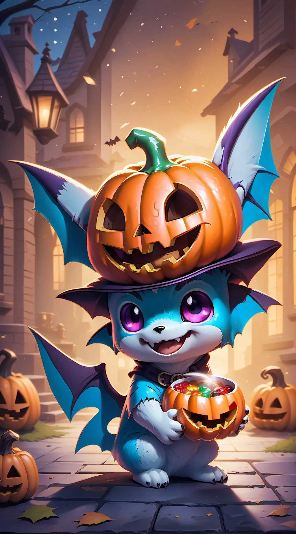 ai character: Icey&friends  background
