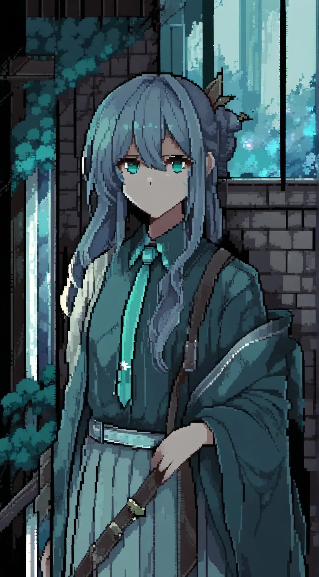 ai character: Chocolate background