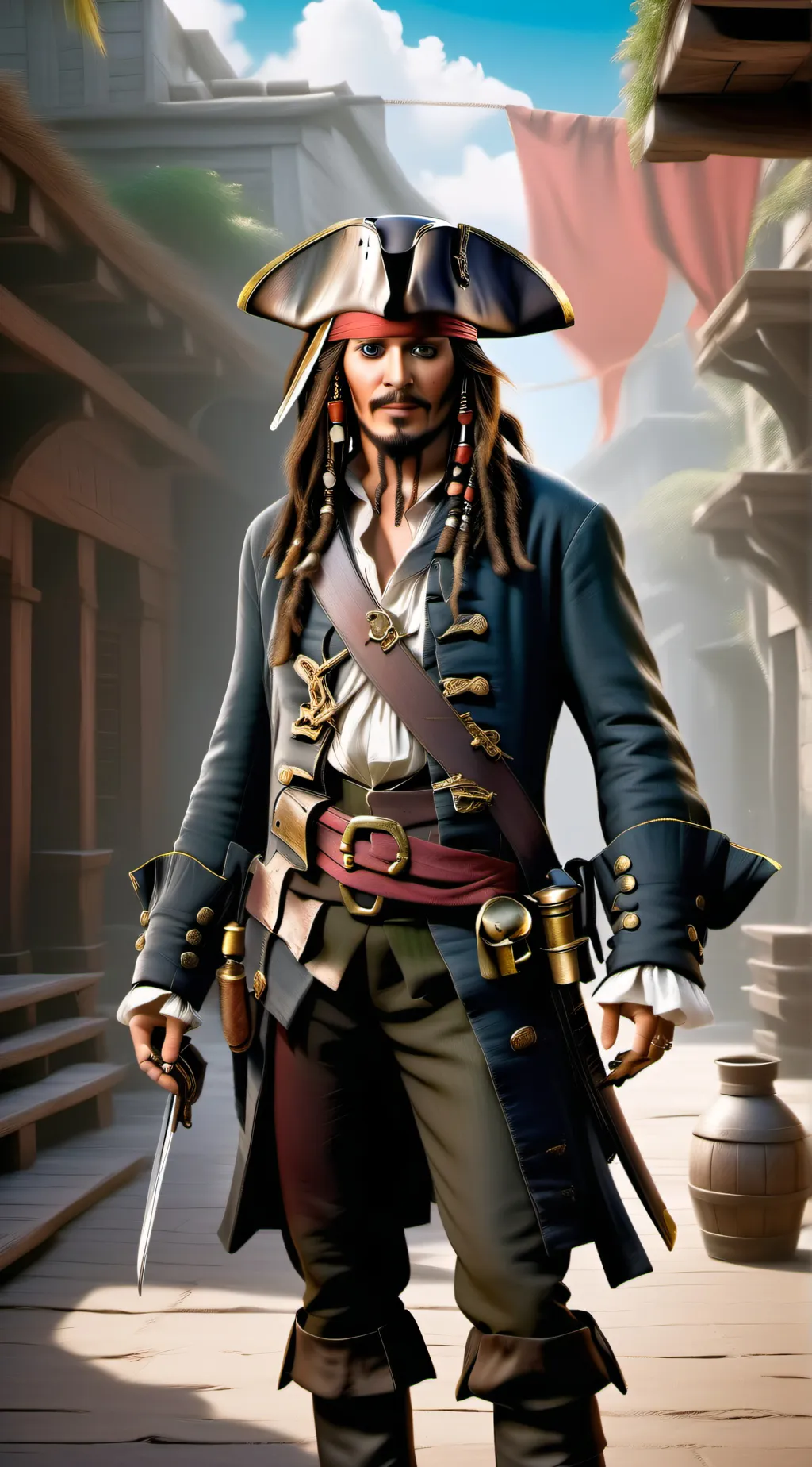 ai character: piratesofcaribbean background