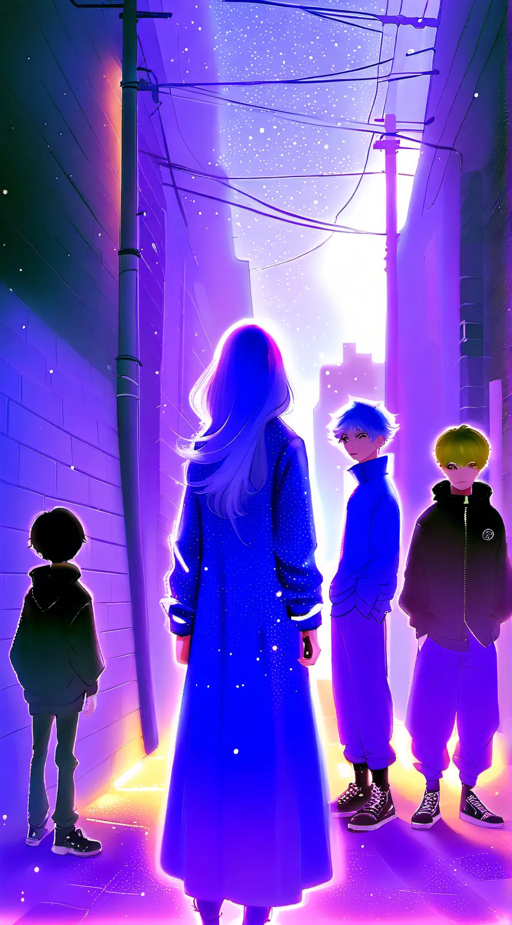 ai character: Descendants ￼ background