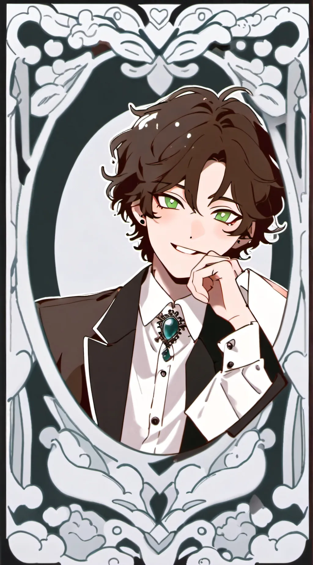 ai character: Caspian  background
