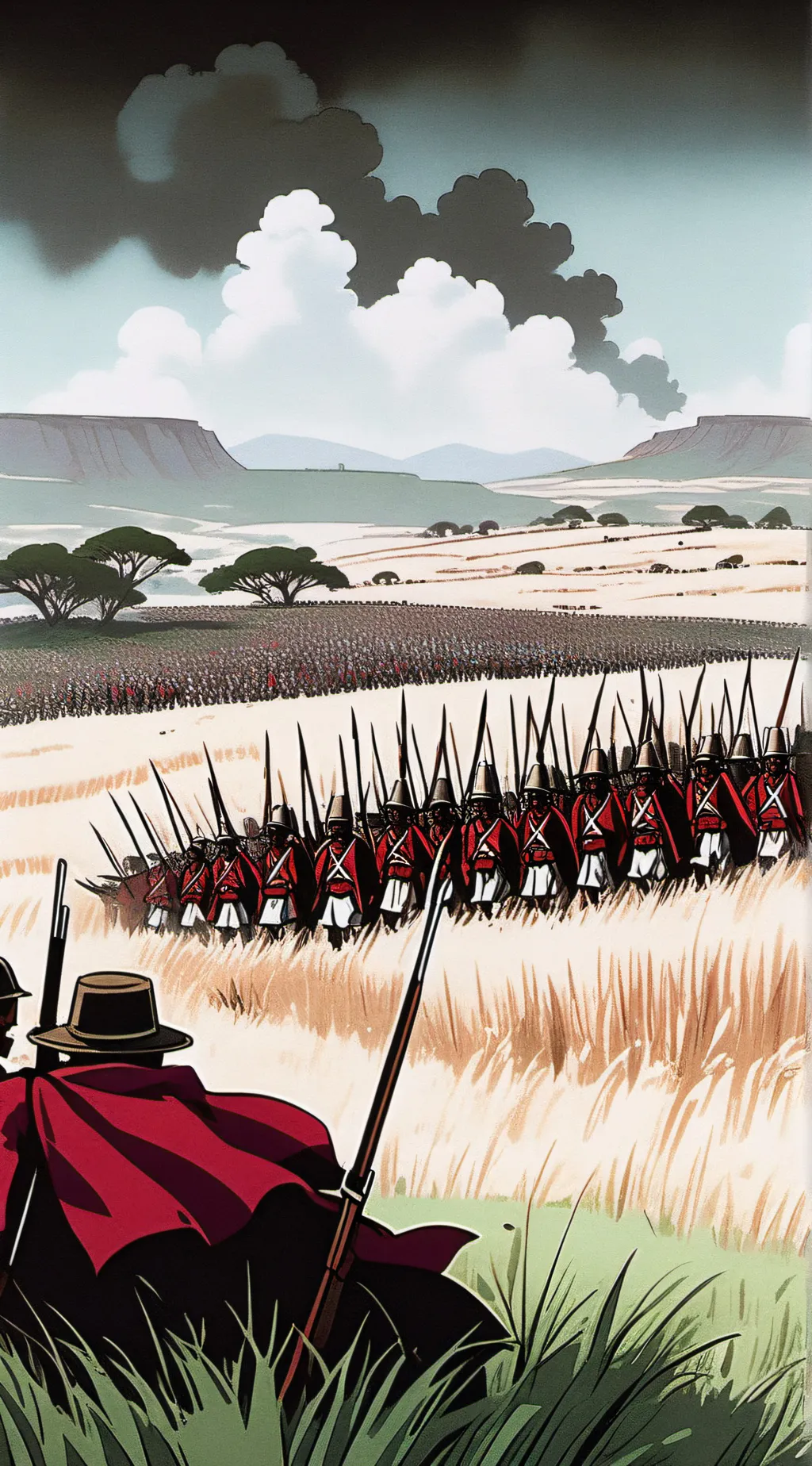 ai character: rorkes drift background